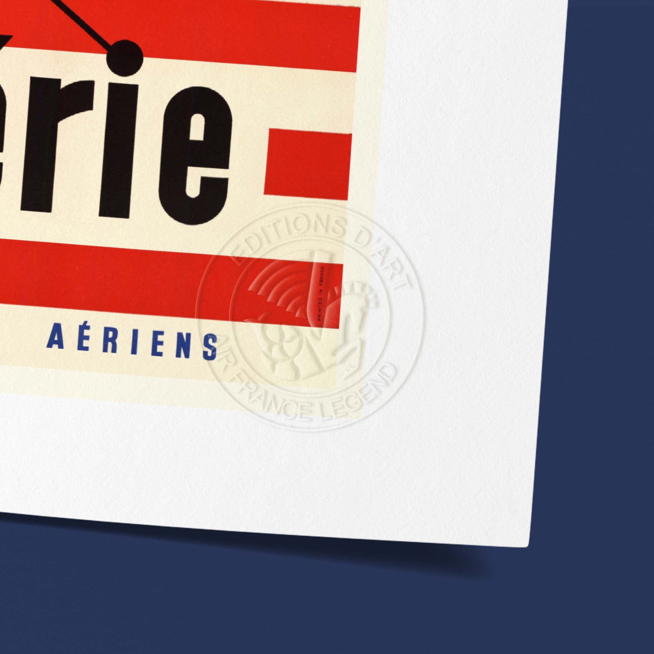 Affiche Air France - Air Algérie