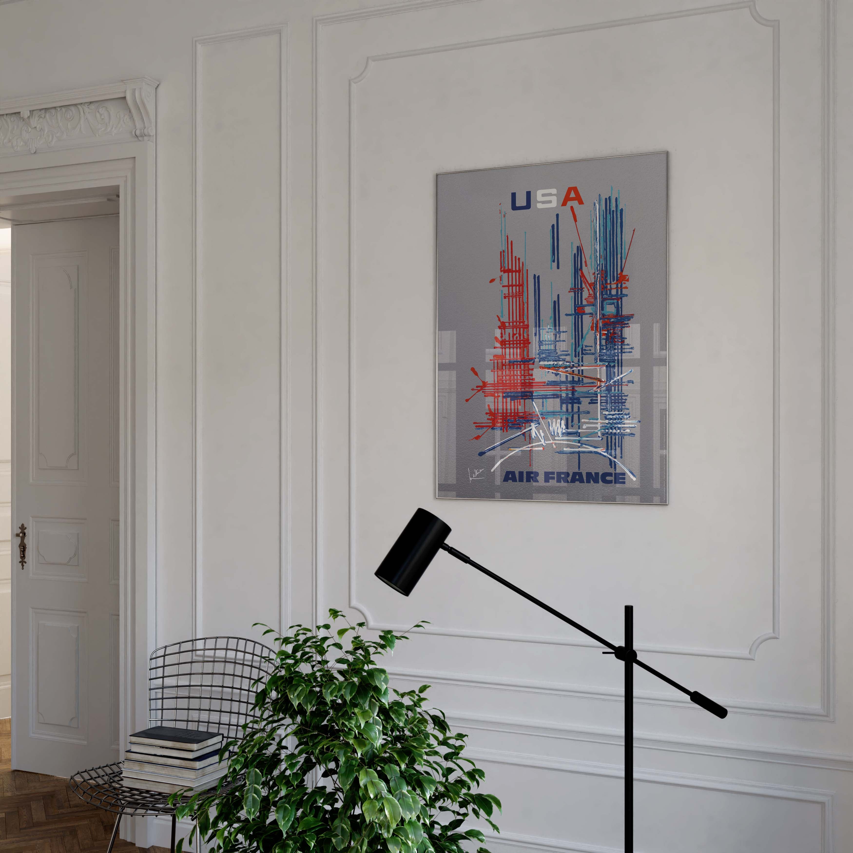 Air France - USA poster by Georges Mathieu