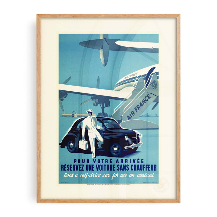Affiche Air France - Pour votre arrivée