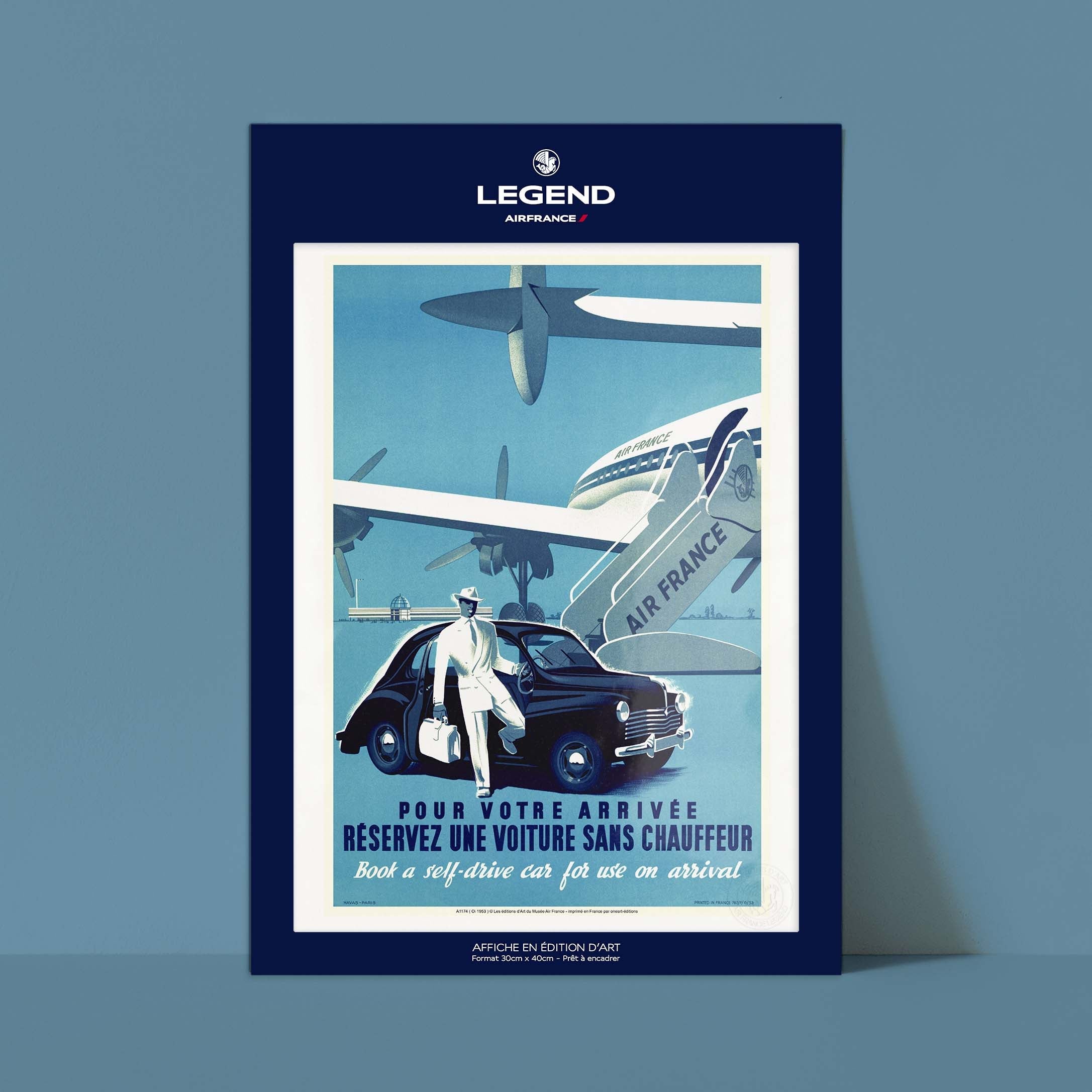 Affiche "Les Imparfaits" Air France - Pour votre arrivée