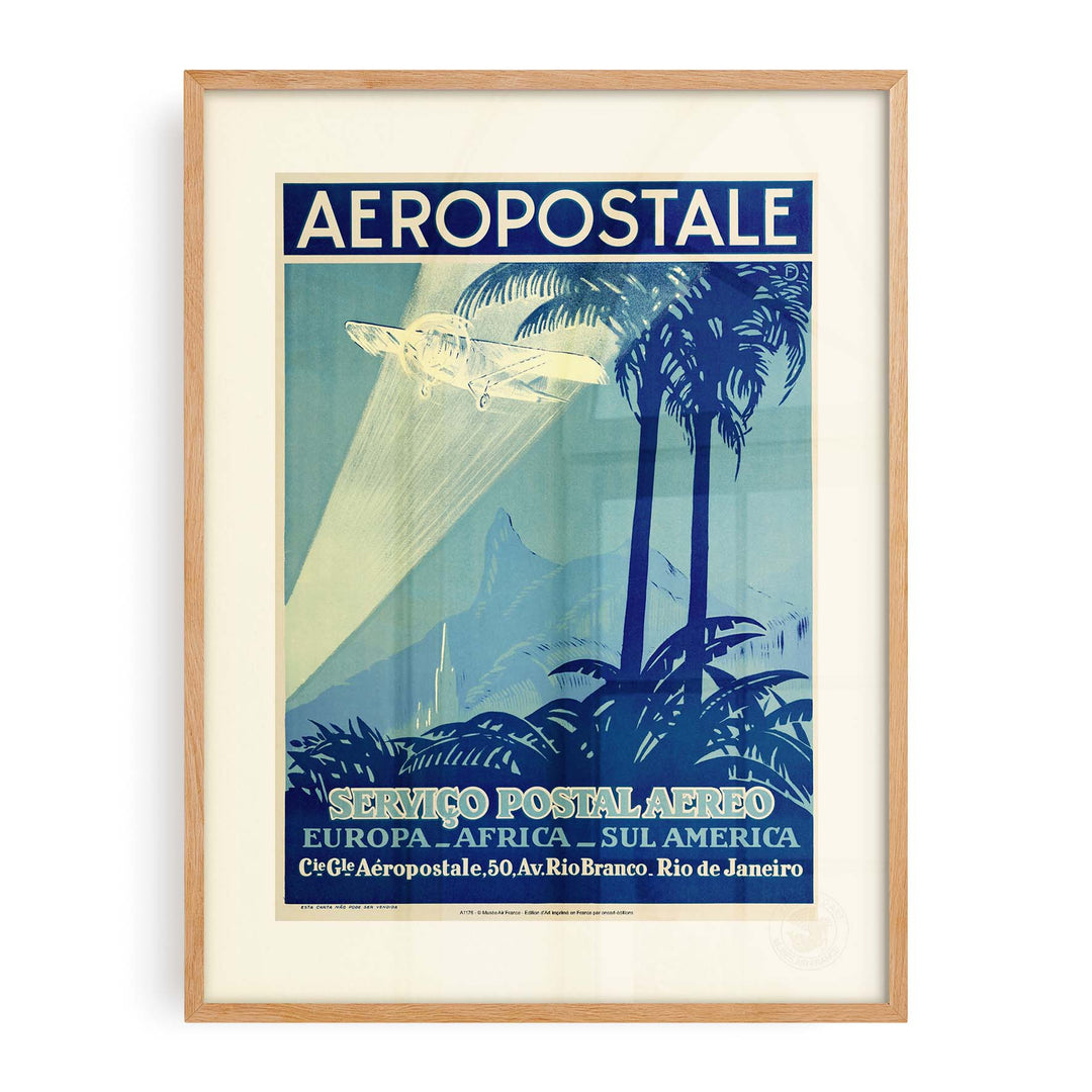 Affiche Air France - Europe-Africa-Sul America