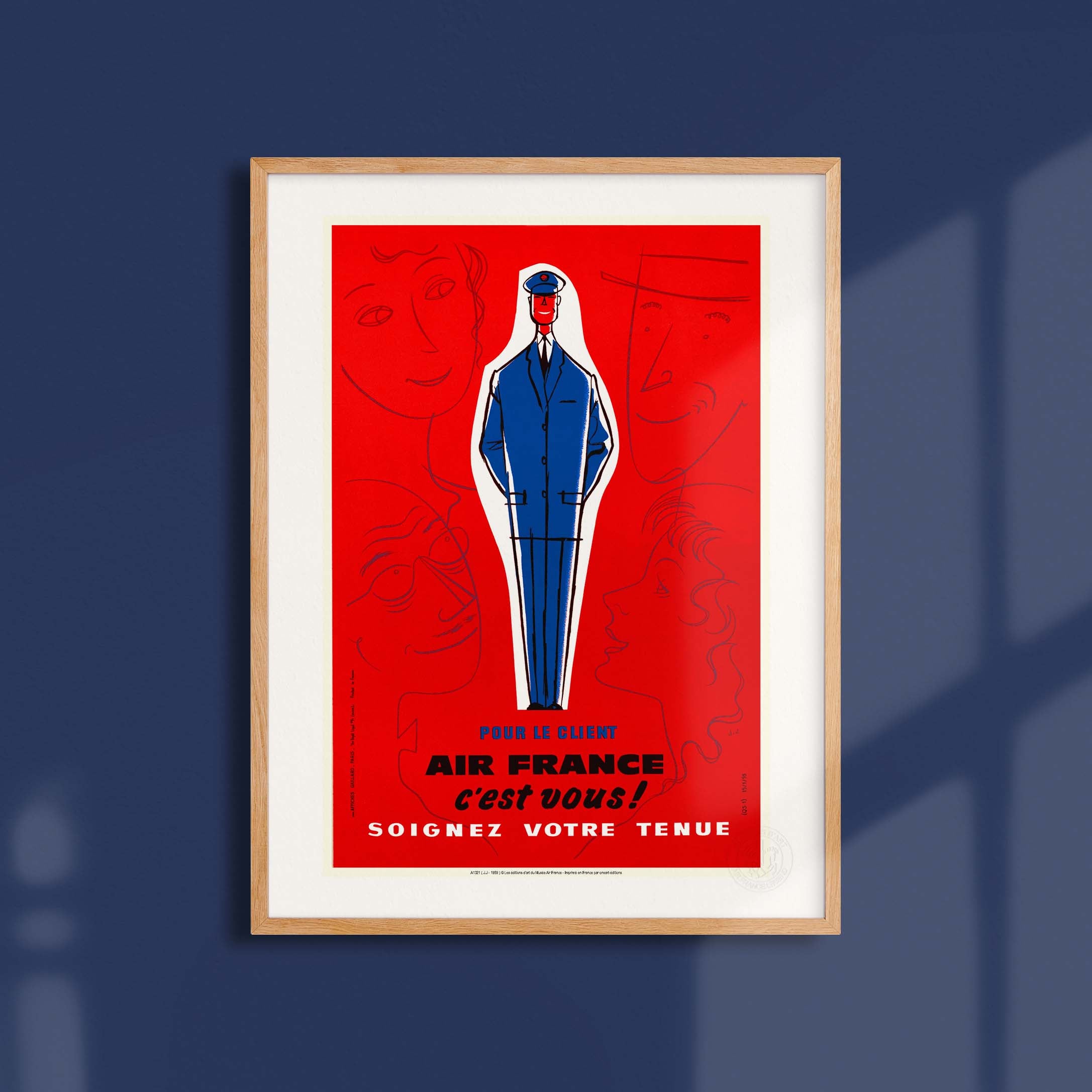 Affiche Air France - Soignez votre tenue