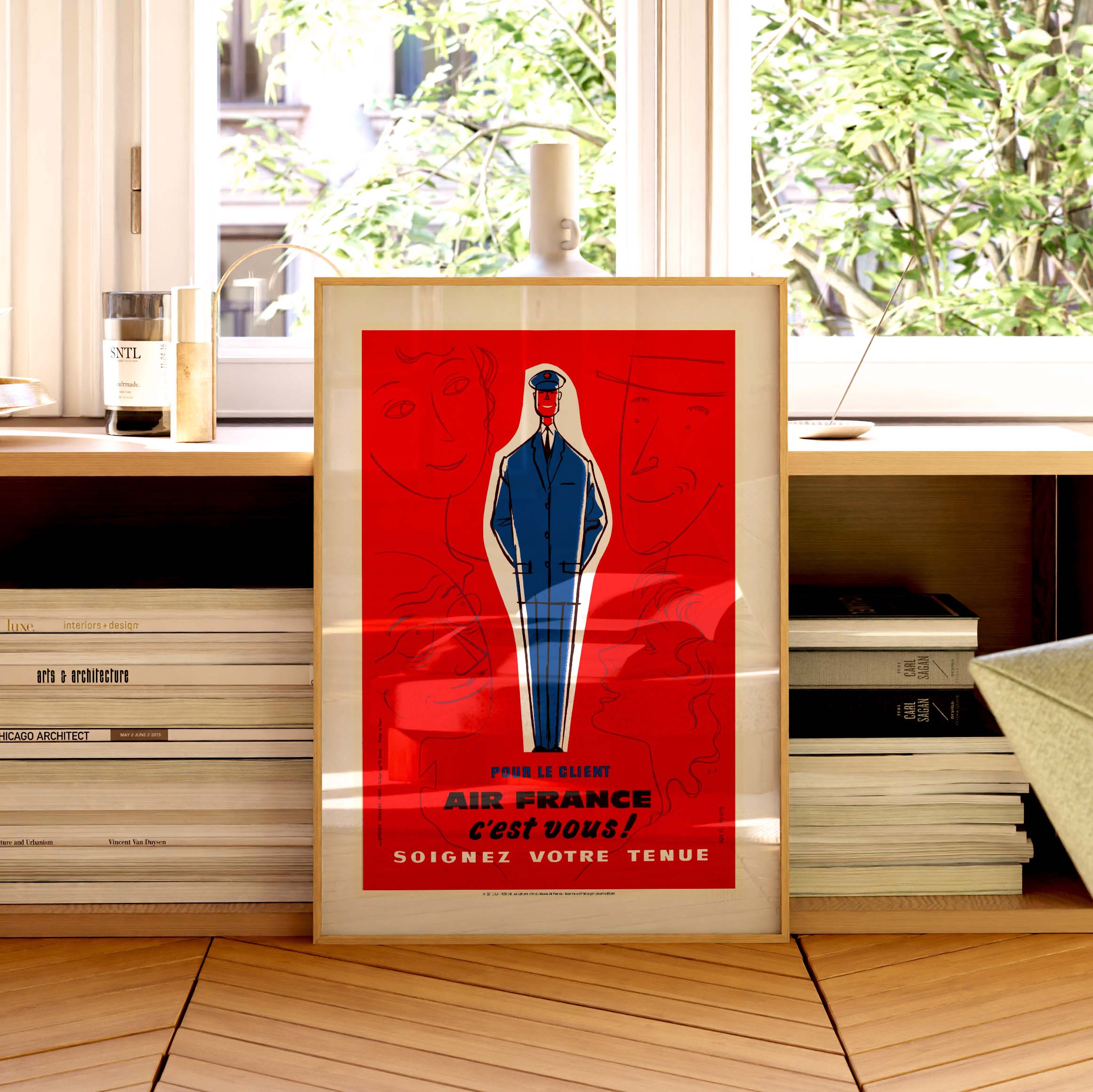 Affiche "Les Imparfaits" Air France - Soignez votre tenue