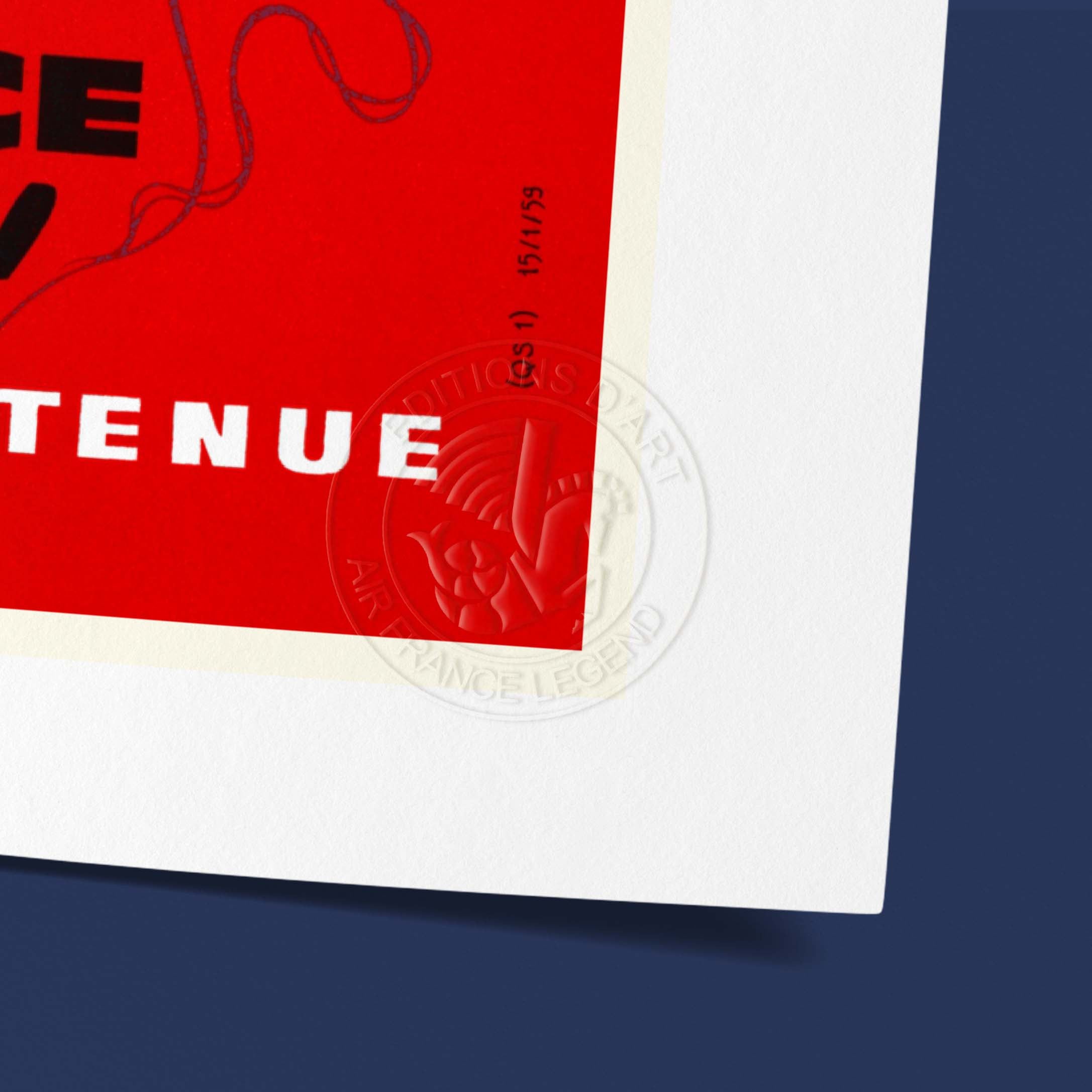 Affiche "Les Imparfaits" Air France - Soignez votre tenue