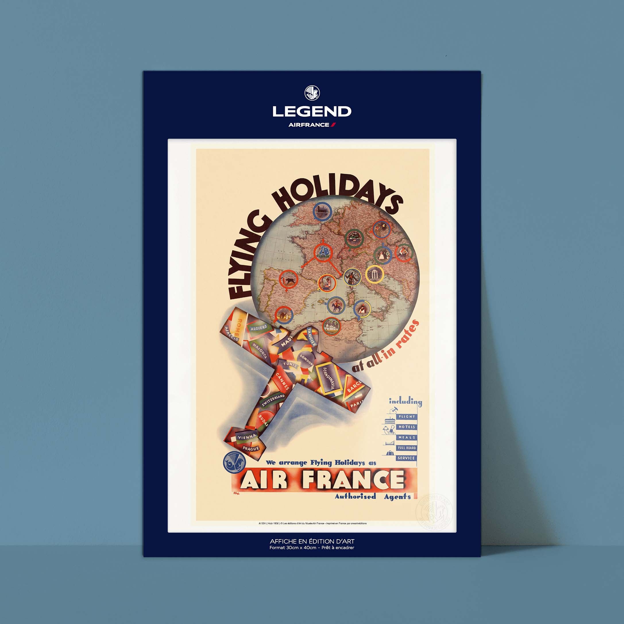 Air France Poster - Flying Holidays