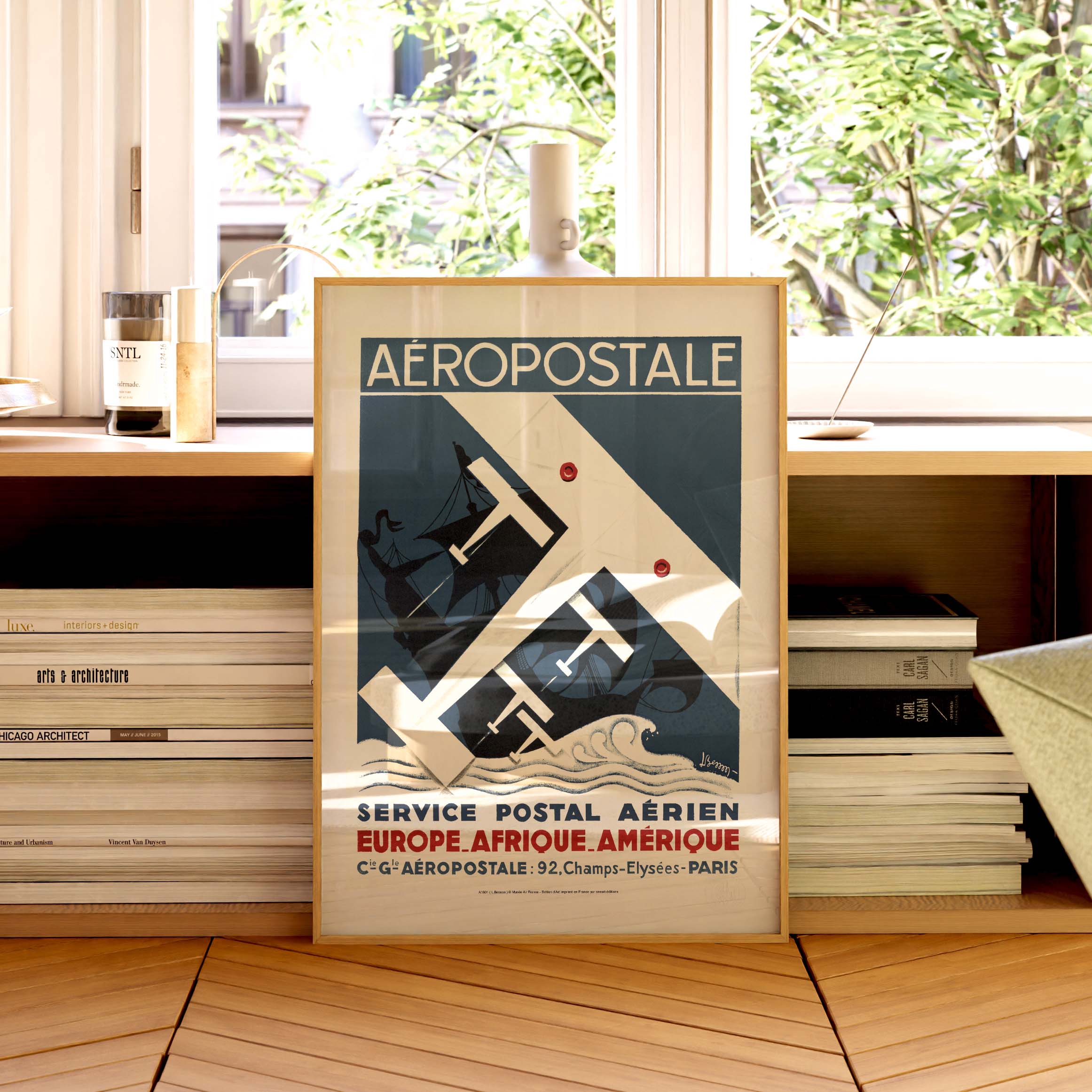 Affiche "Les Imparfaits" Air France - Service postal aérien