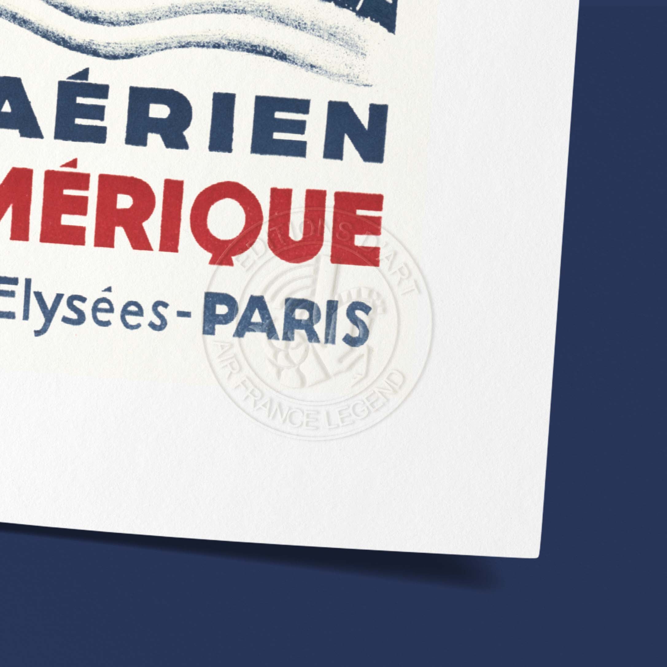 Affiche "Les Imparfaits" Air France - Service postal aérien