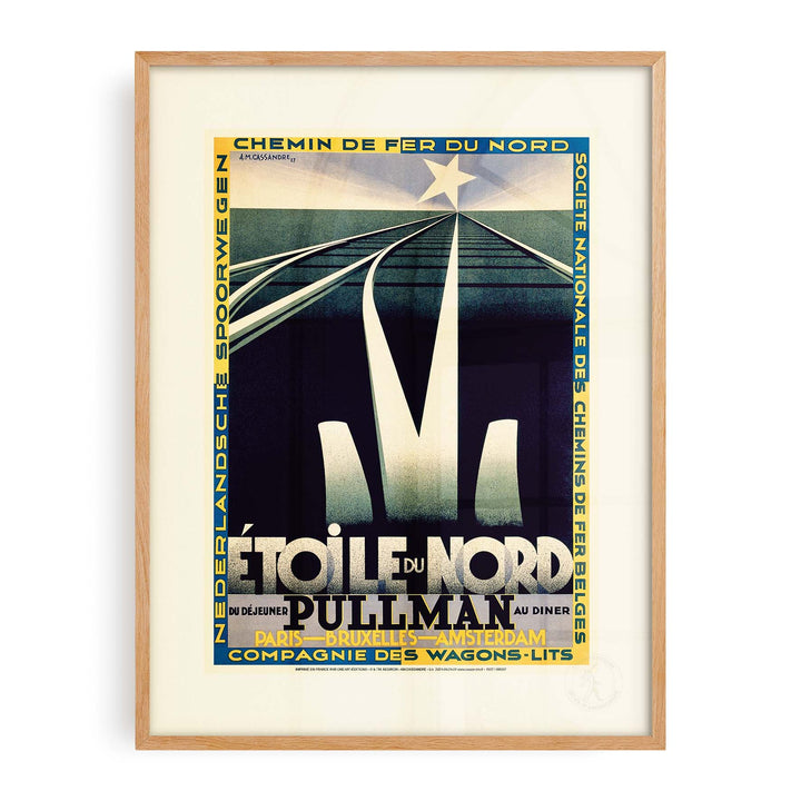 Affiche Cassandre - Etoile du nord