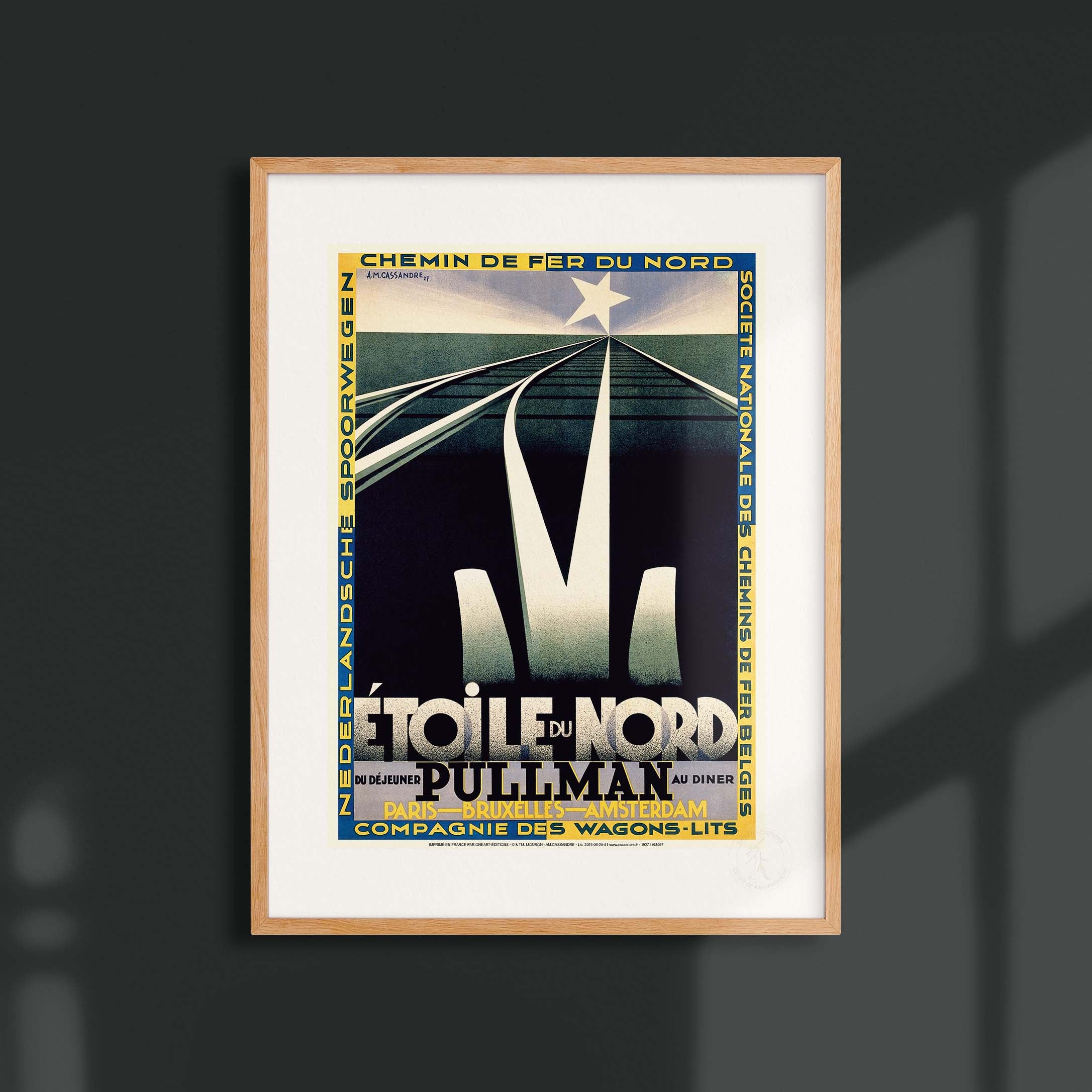 Affiche Cassandre - Etoile du nord