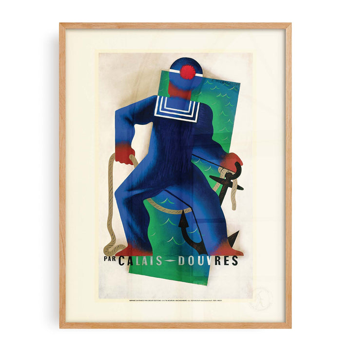Affiche Cassandre - Calais-Douvre