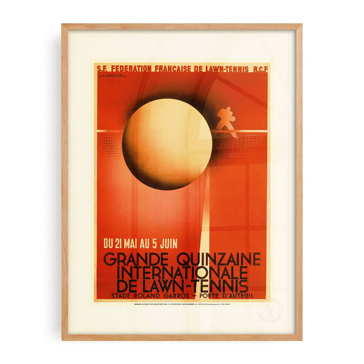 Affiche Cassandre - Lawn tennis
