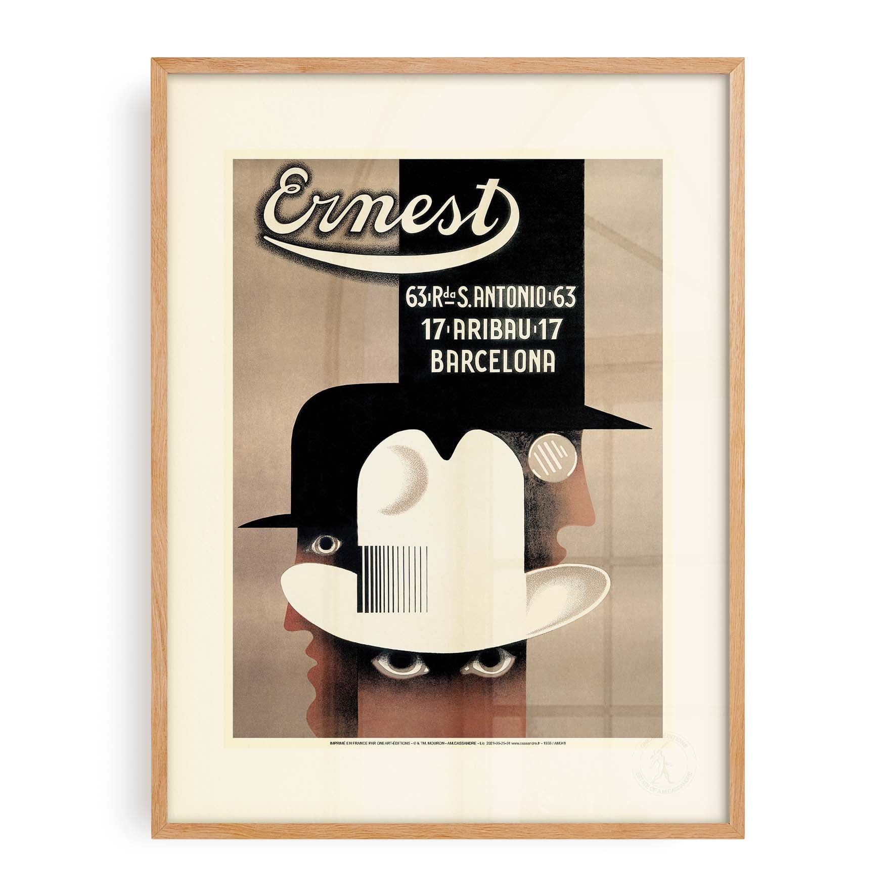 Affiche Cassandre - Ernest-oneart.fr