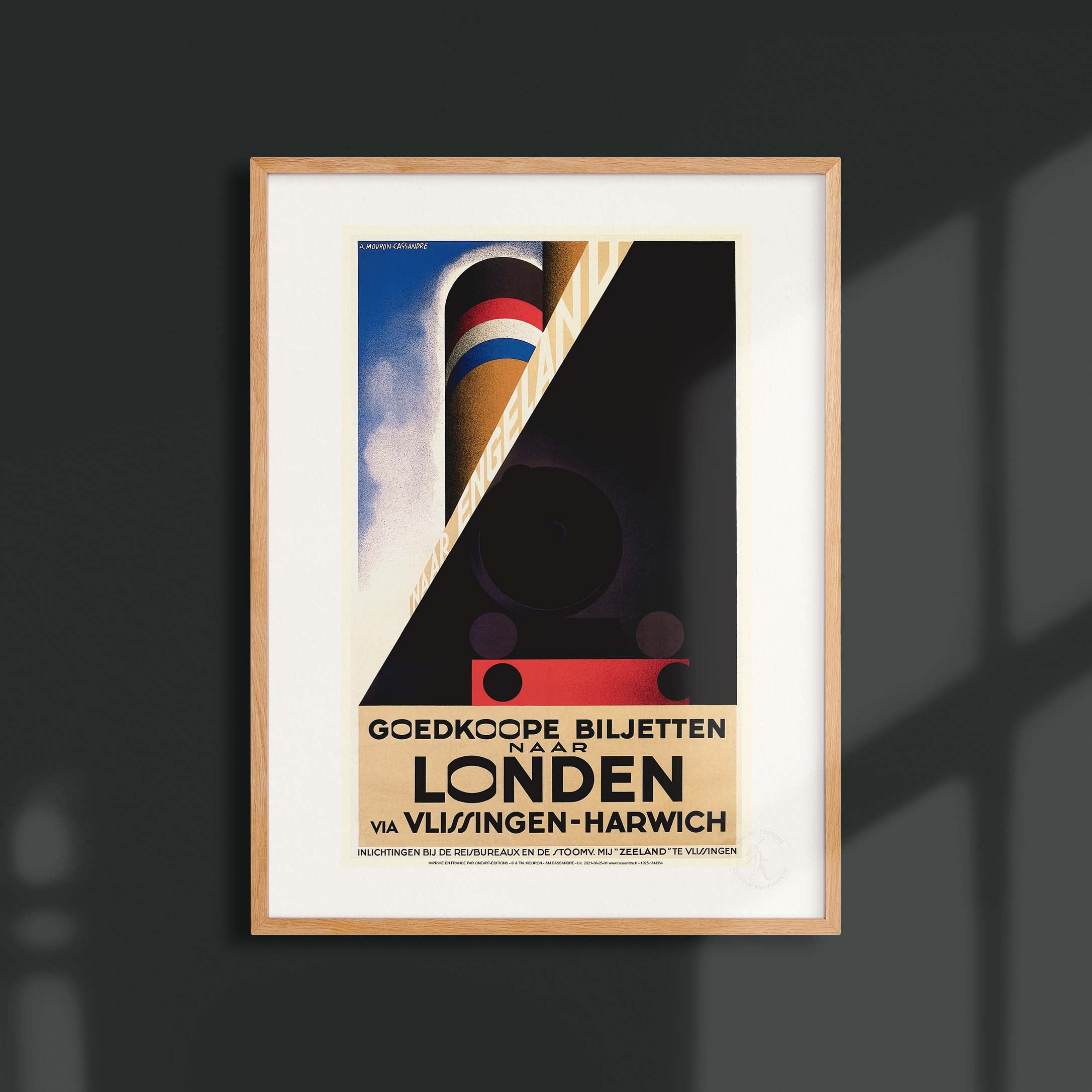 Affiche Cassandre - Londen