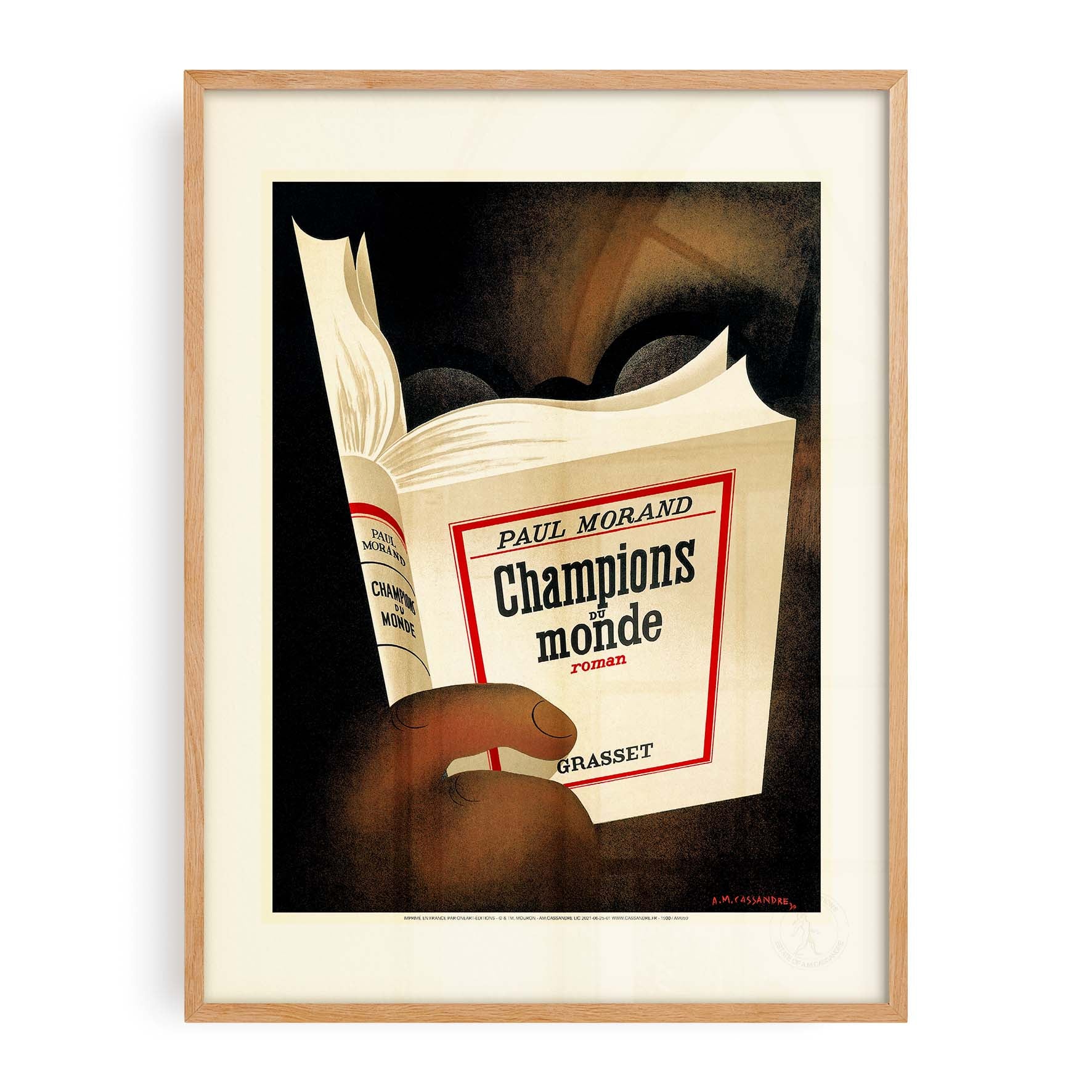 Affiche Cassandre - Champions du monde-oneart.fr