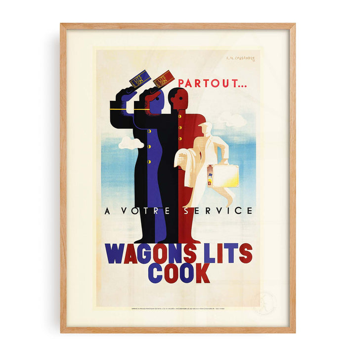Affiche Cassandre - Wagons lits cook
