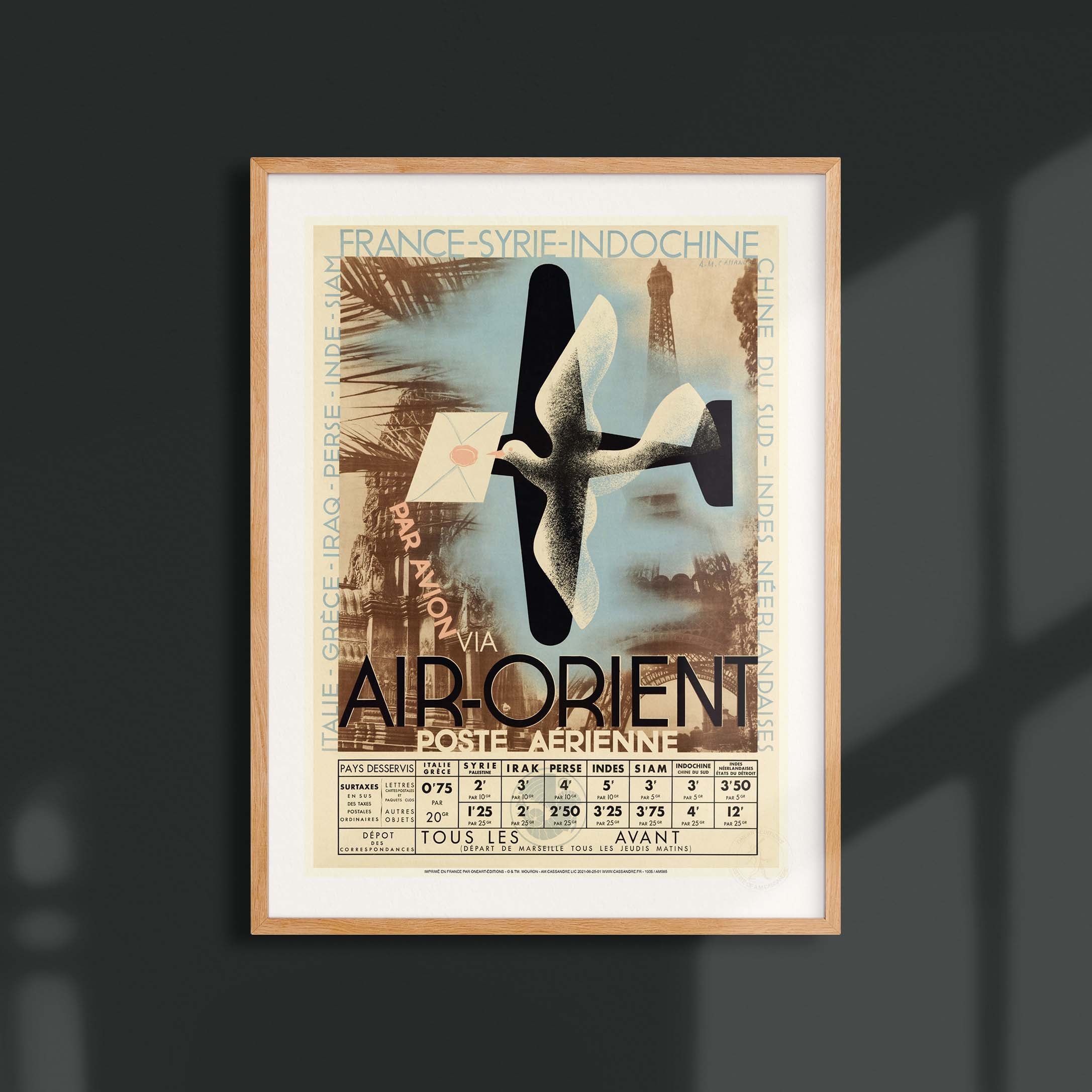 Affiche Cassandre - Air Orient