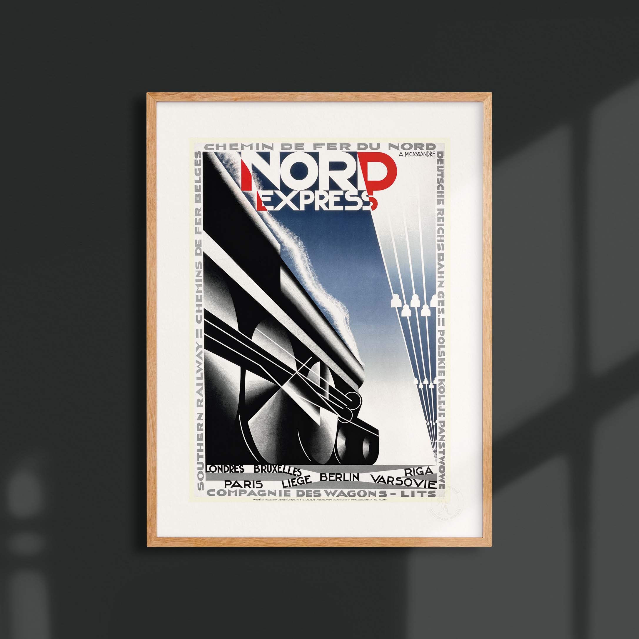 Affiche Cassandre - Nord Express