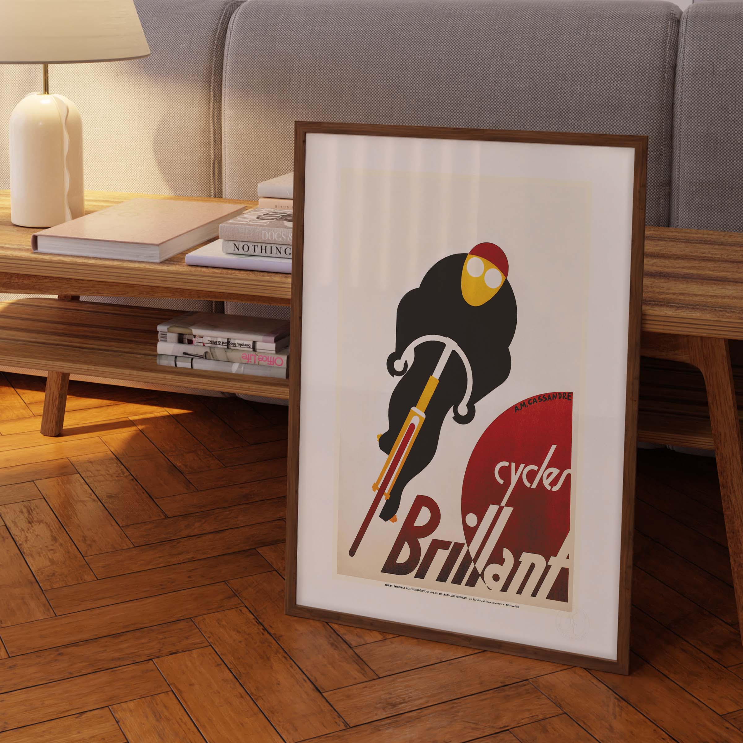 Affiche Cassandre - Cycles Brillant