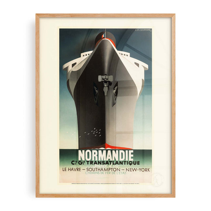 Affiche Cassandre - Normandie