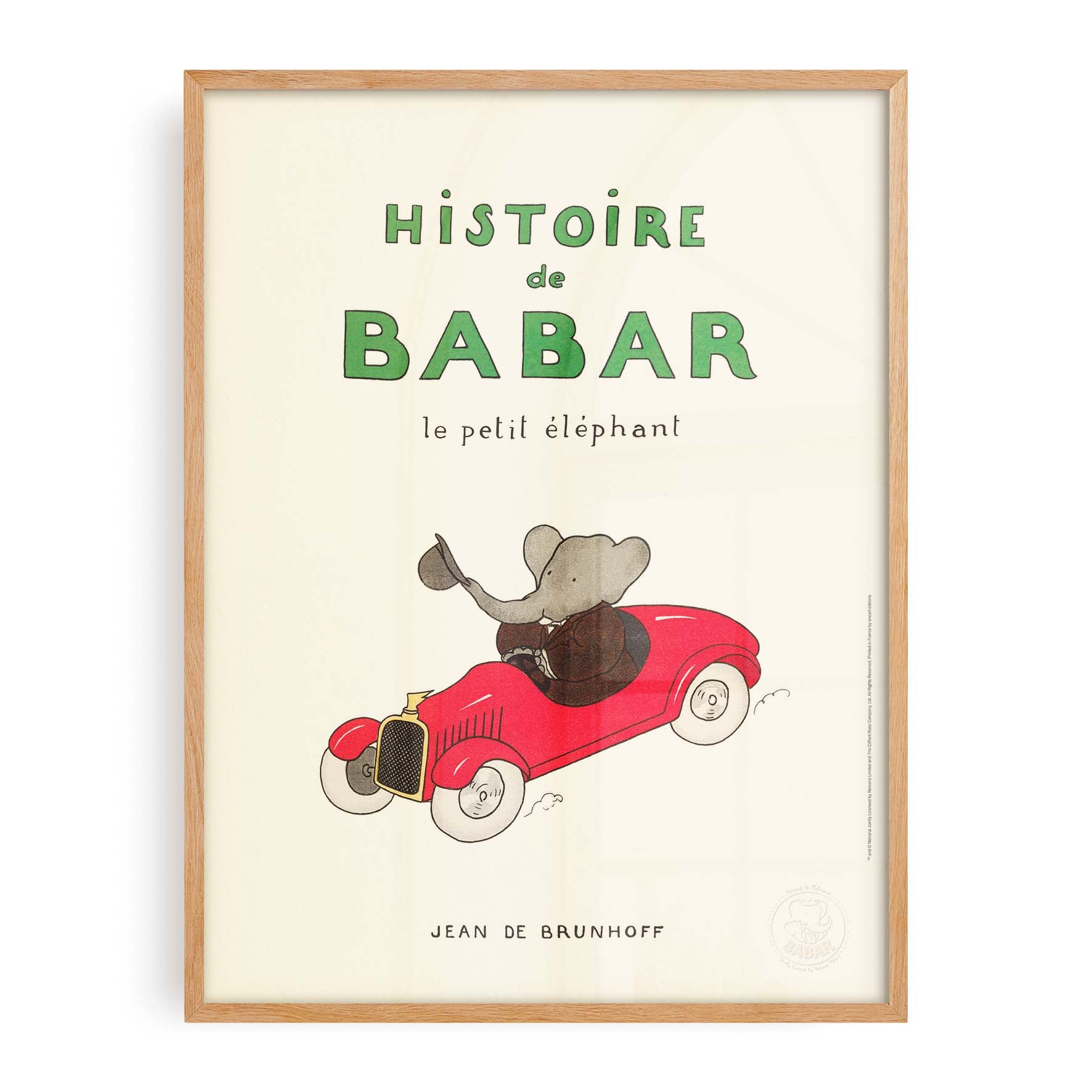 Affiche Histoire de Babar-oneart.fr