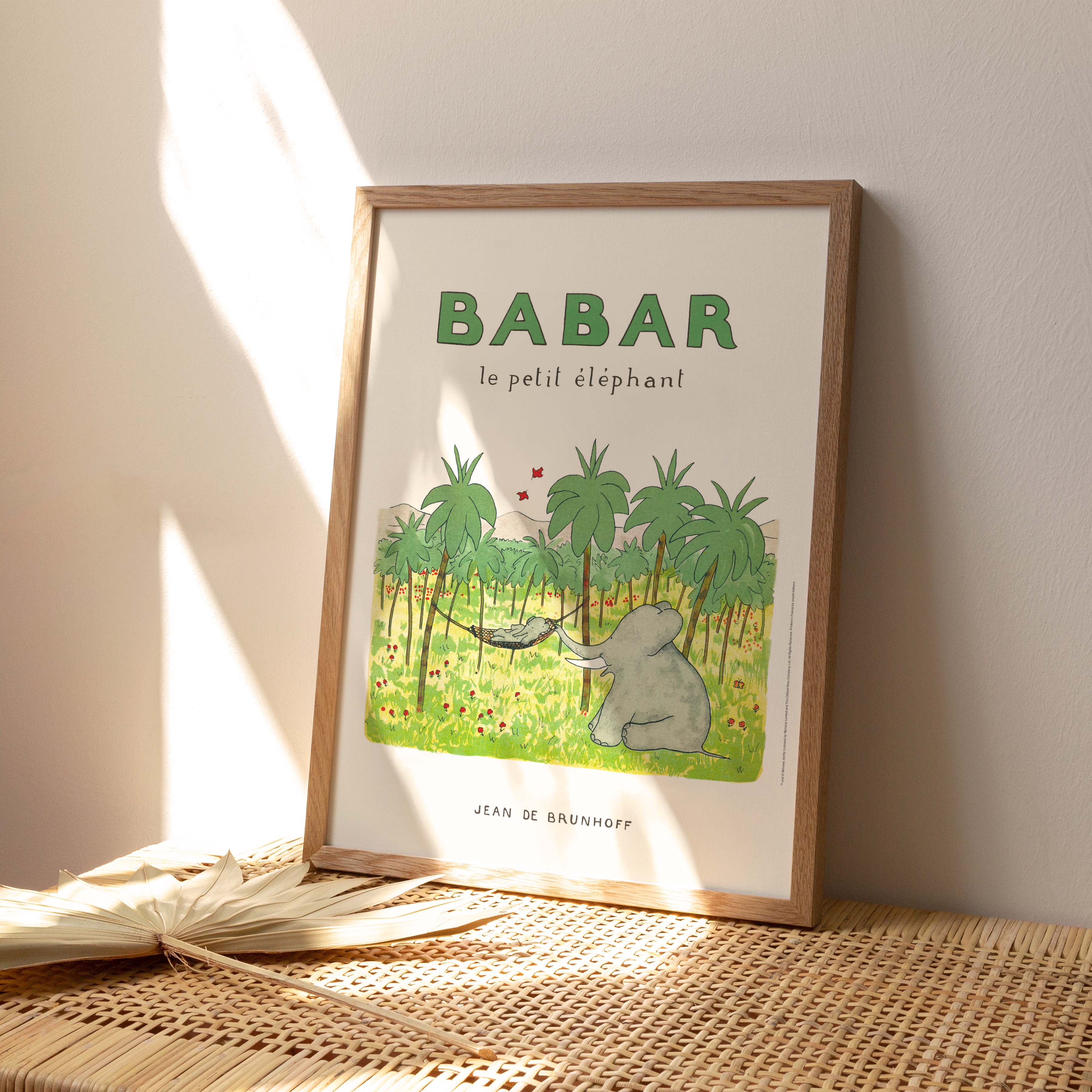 Affiche Babar le petit éléphant-oneart.fr