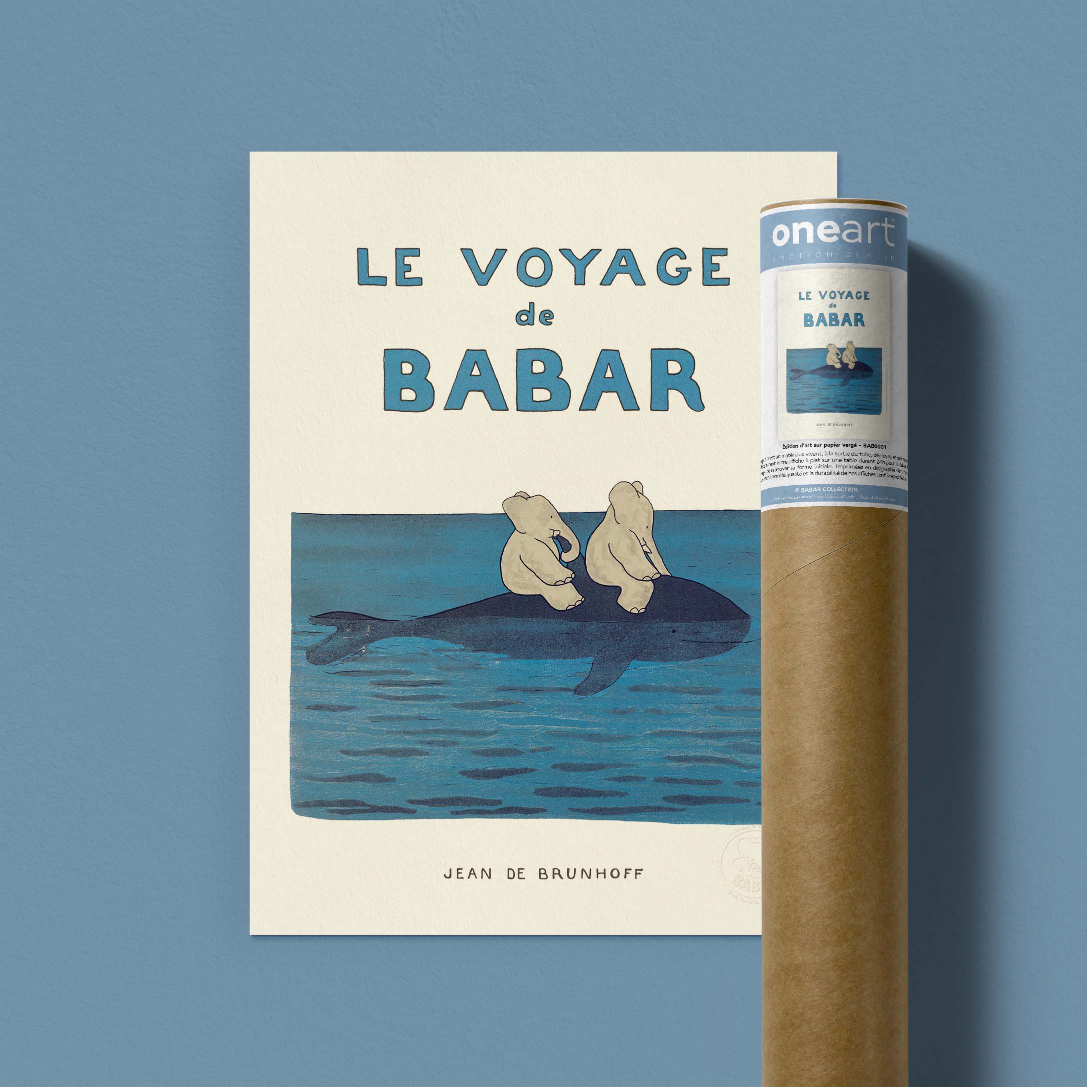 Affiche Le voyage de Babar-oneart.fr
