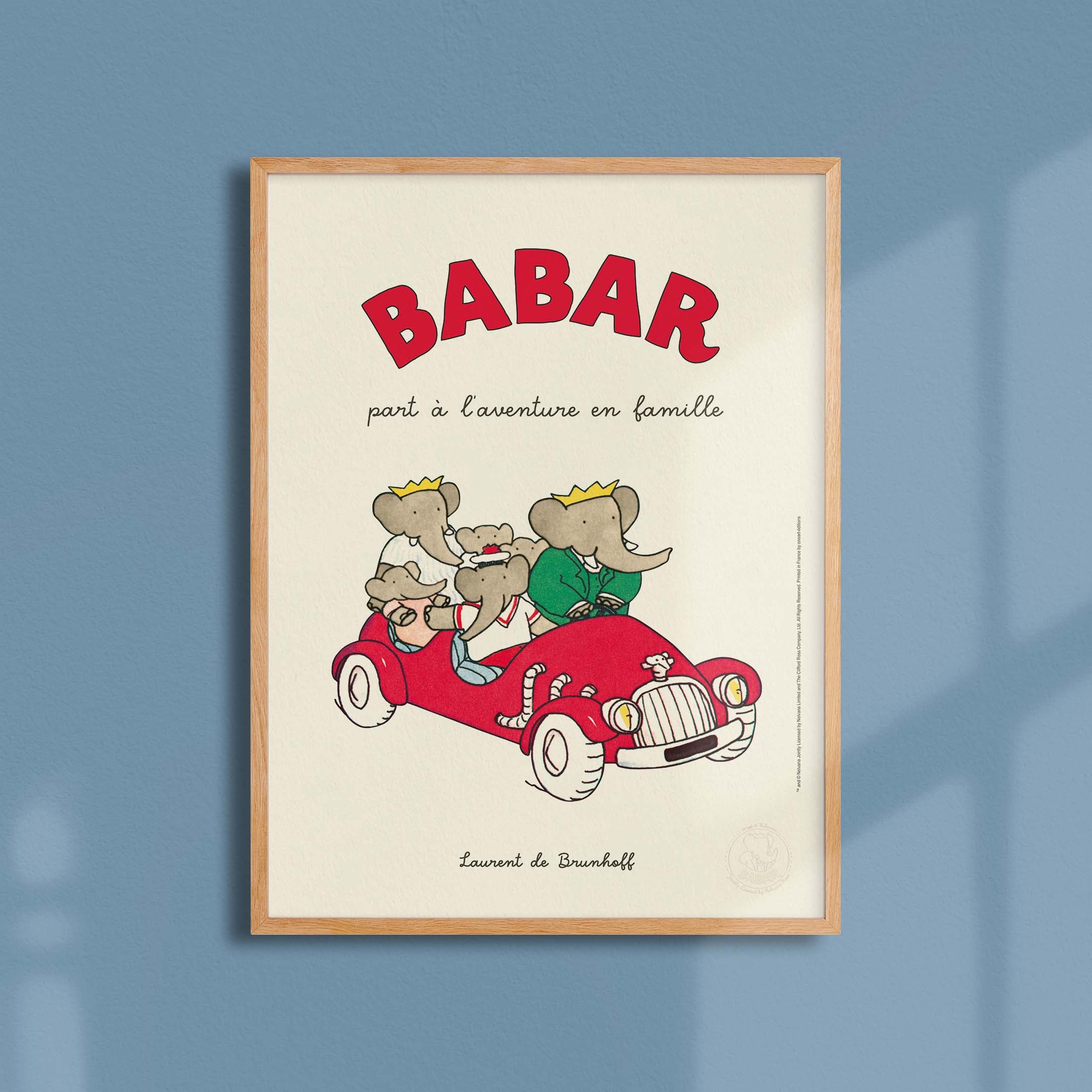Affiche Babar part à l'aventure en famille