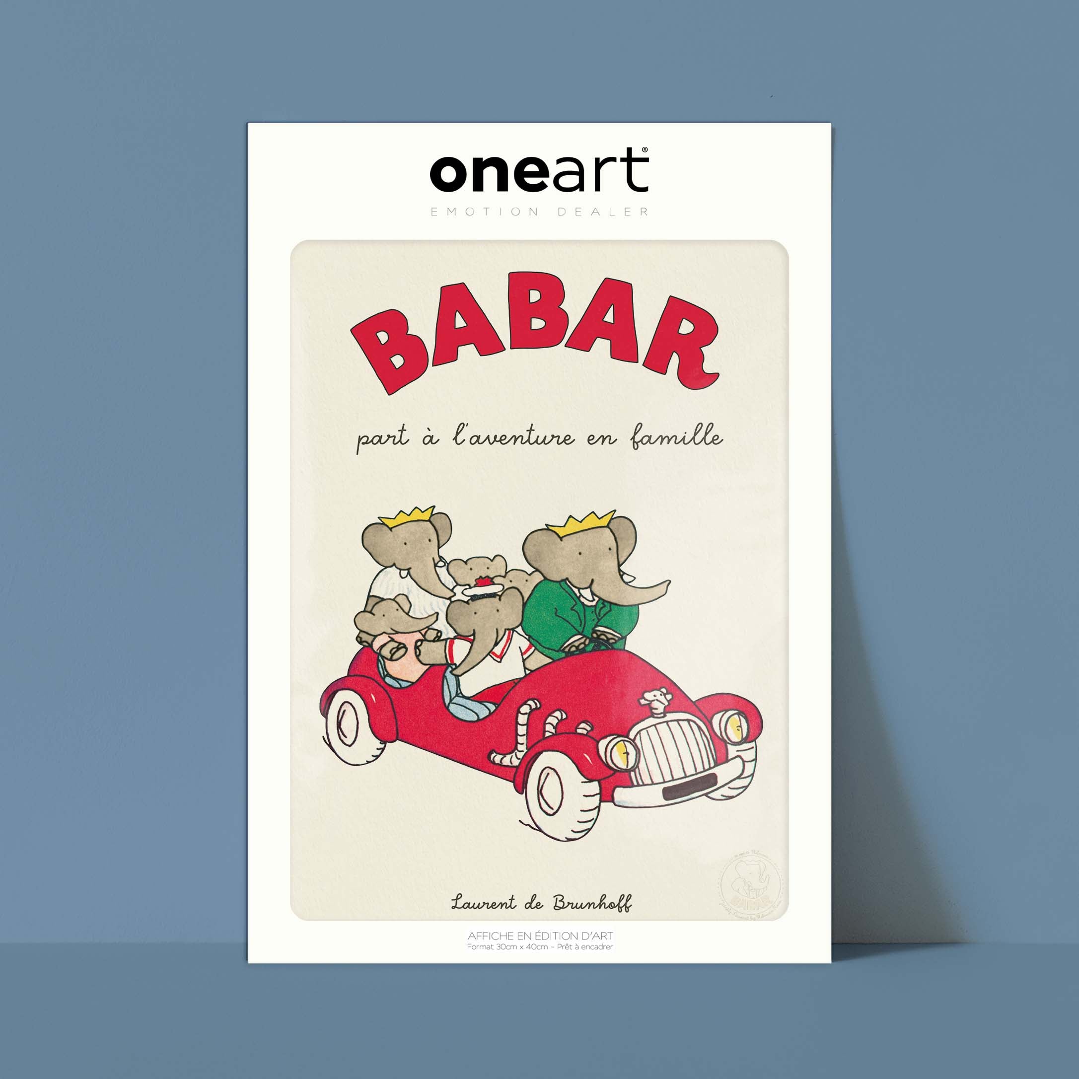 Affiche Babar part à l'aventure en famille