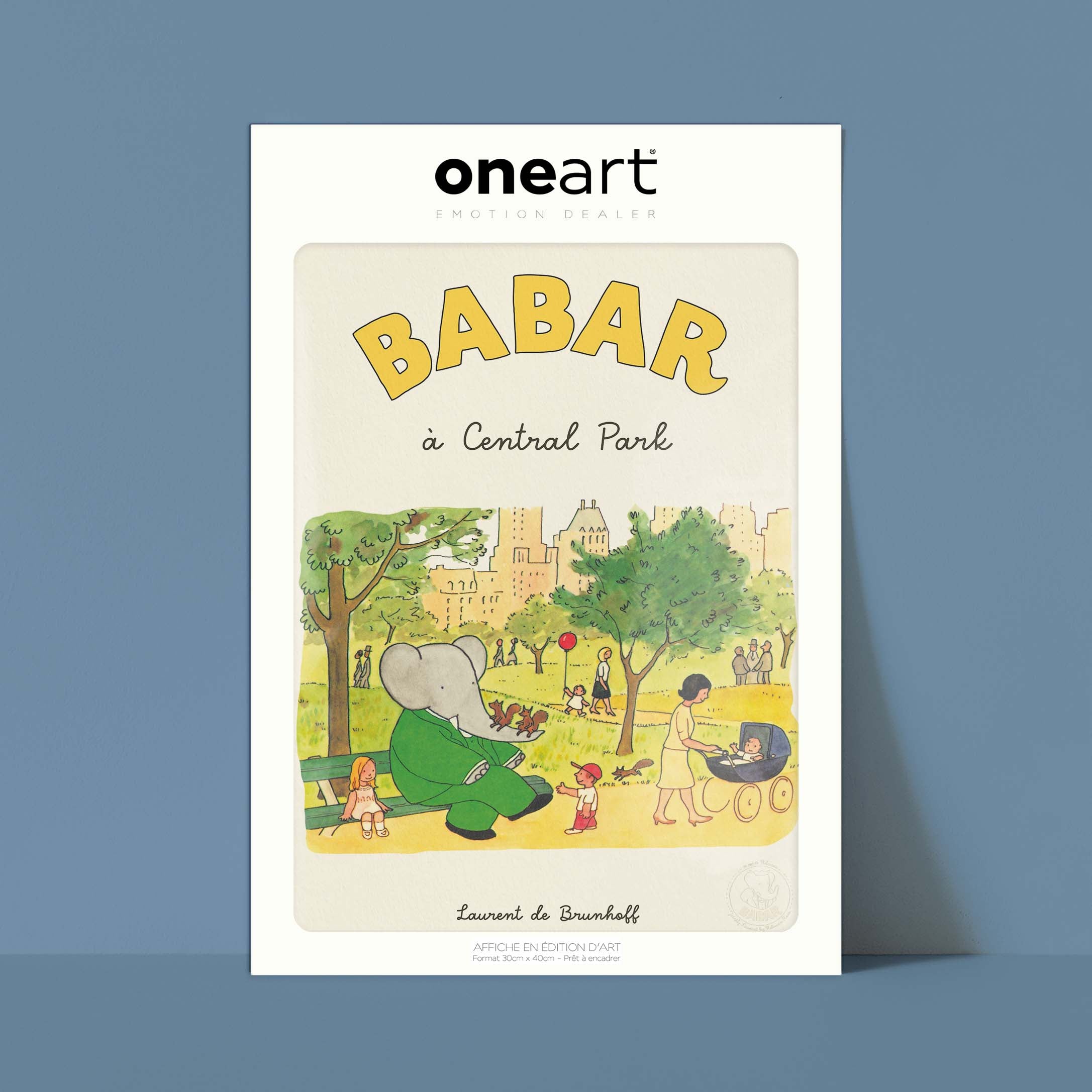 Poster Babar in Central Park