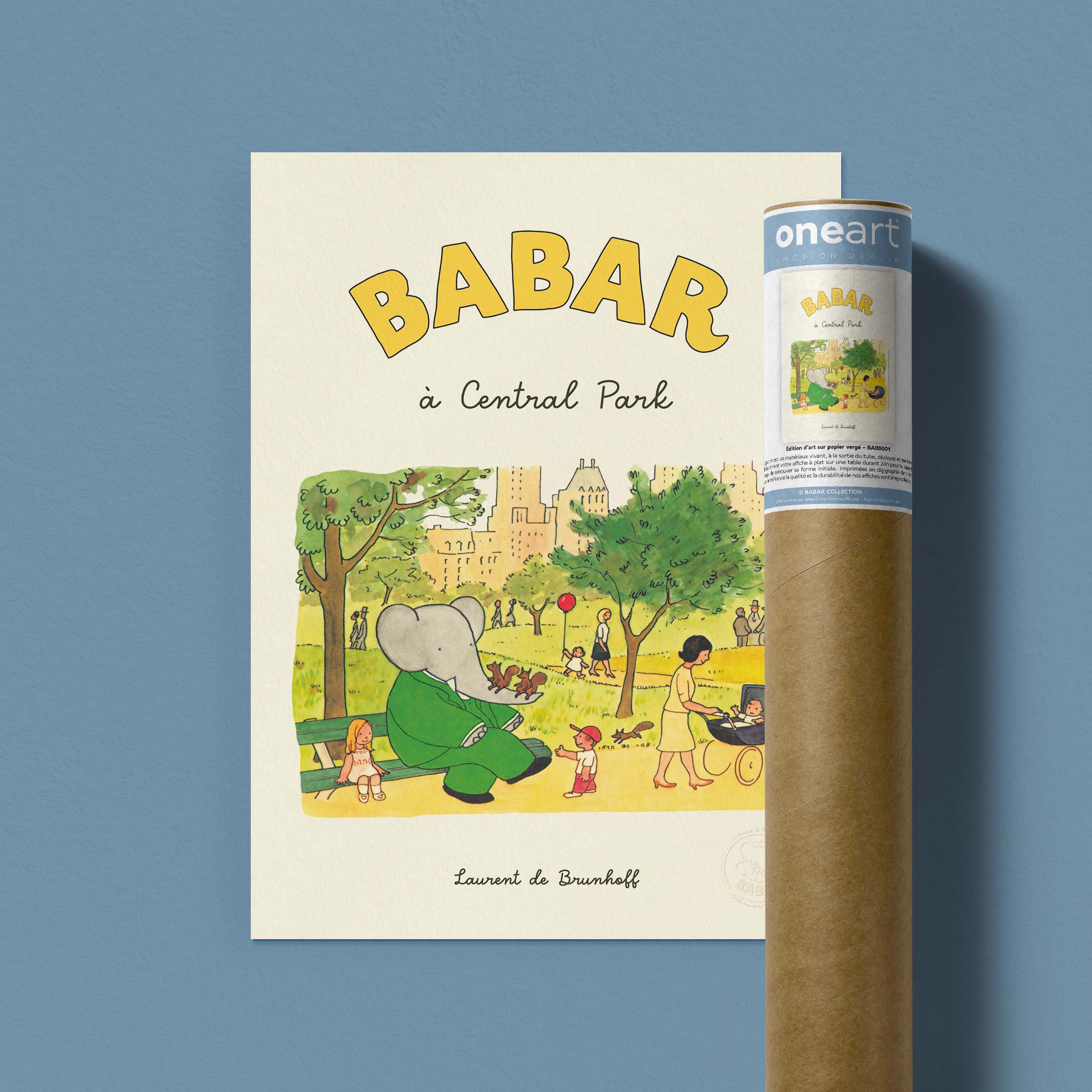 Poster Babar in Central Park