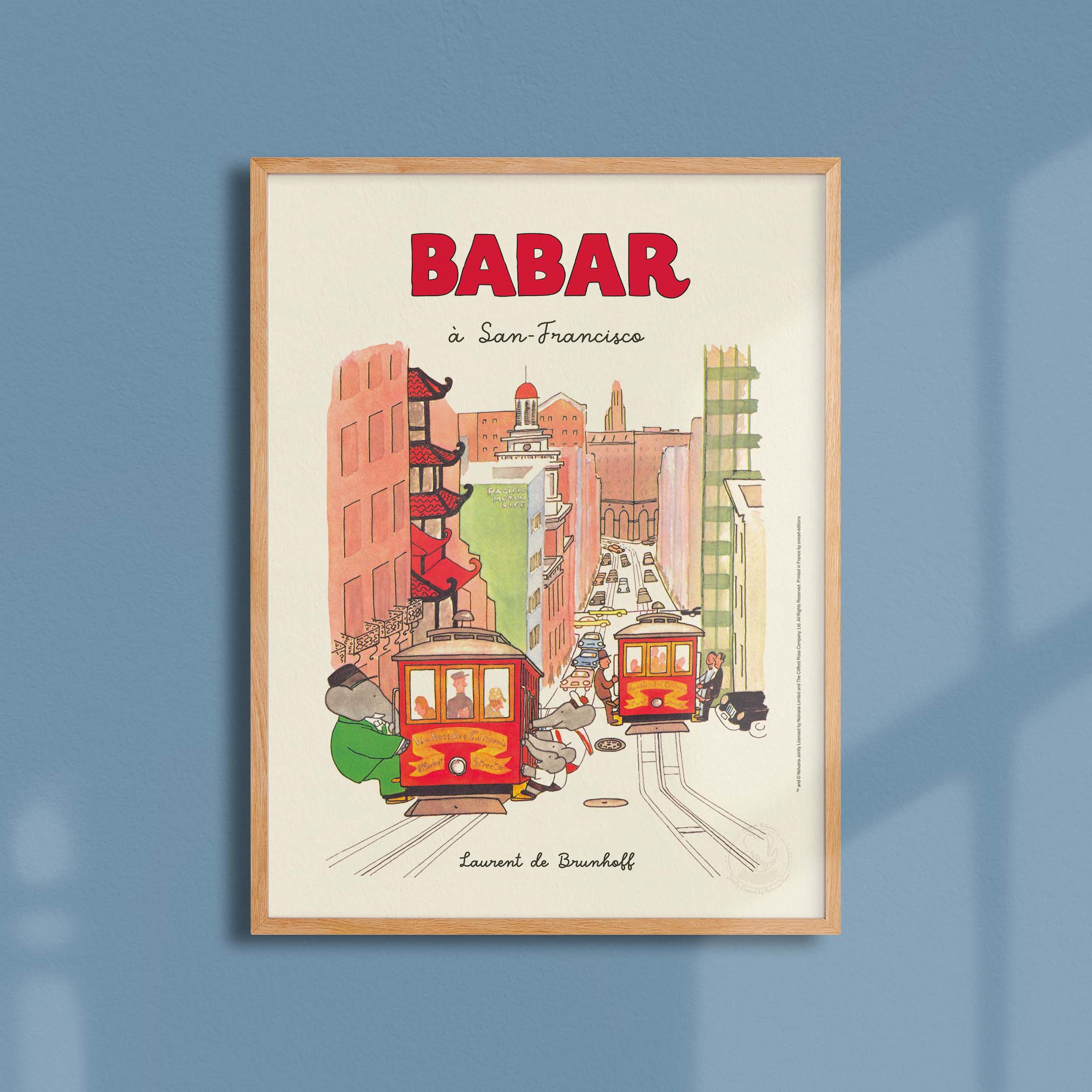 Affiche "Les Imparfaits" Babar à San Francisco