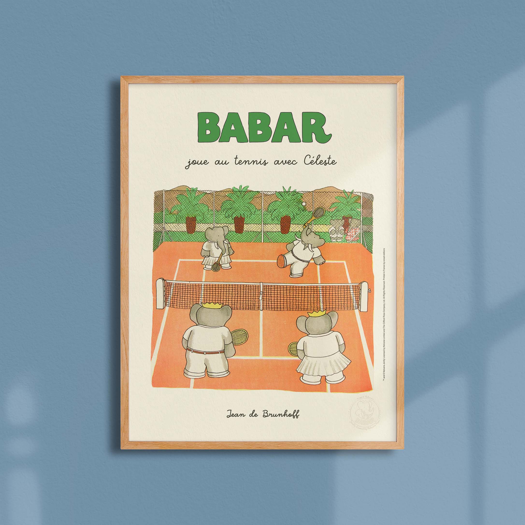 Affiche Babar joue au tennis avec Céleste