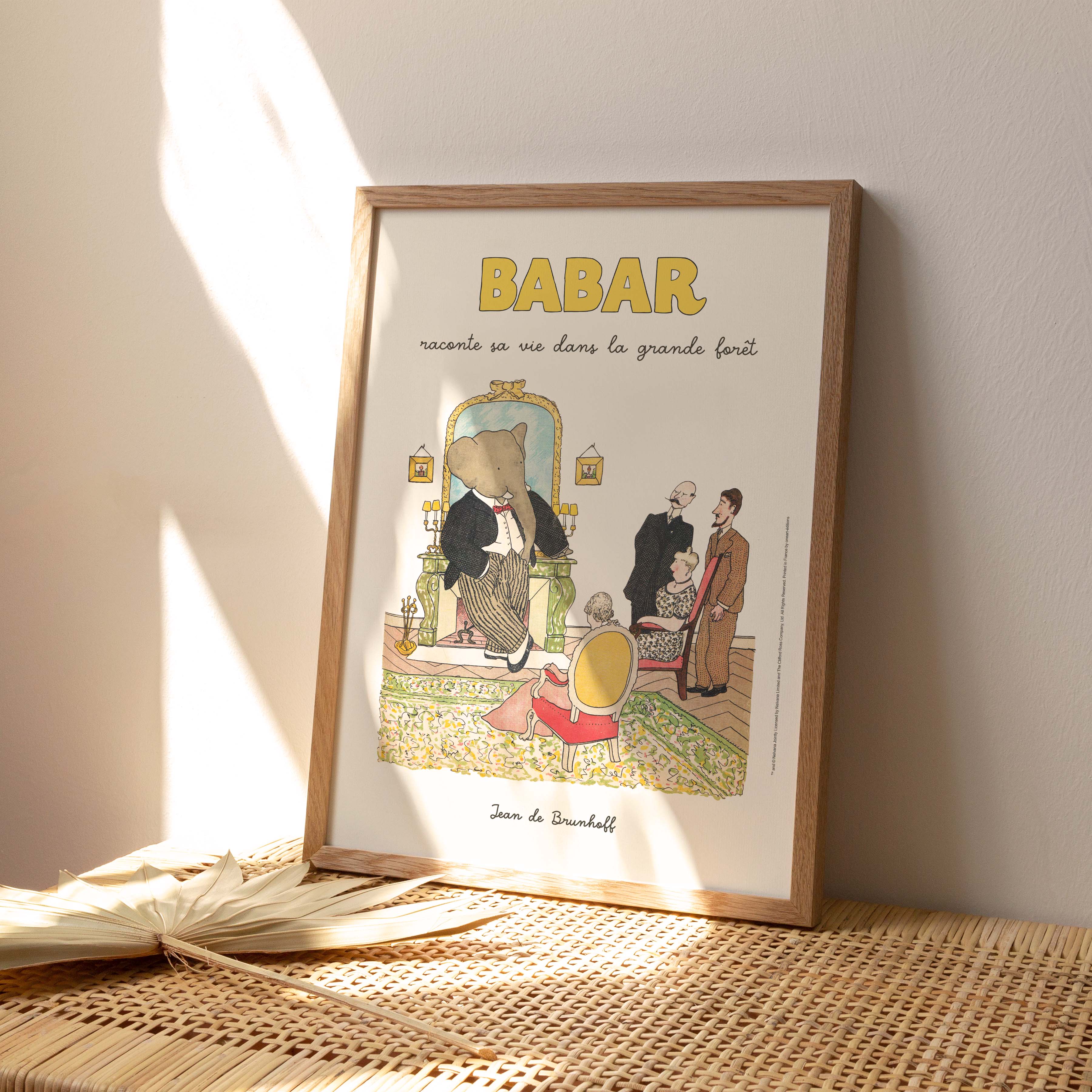 Affiche Babar raconte sa vie dans la grande forêt