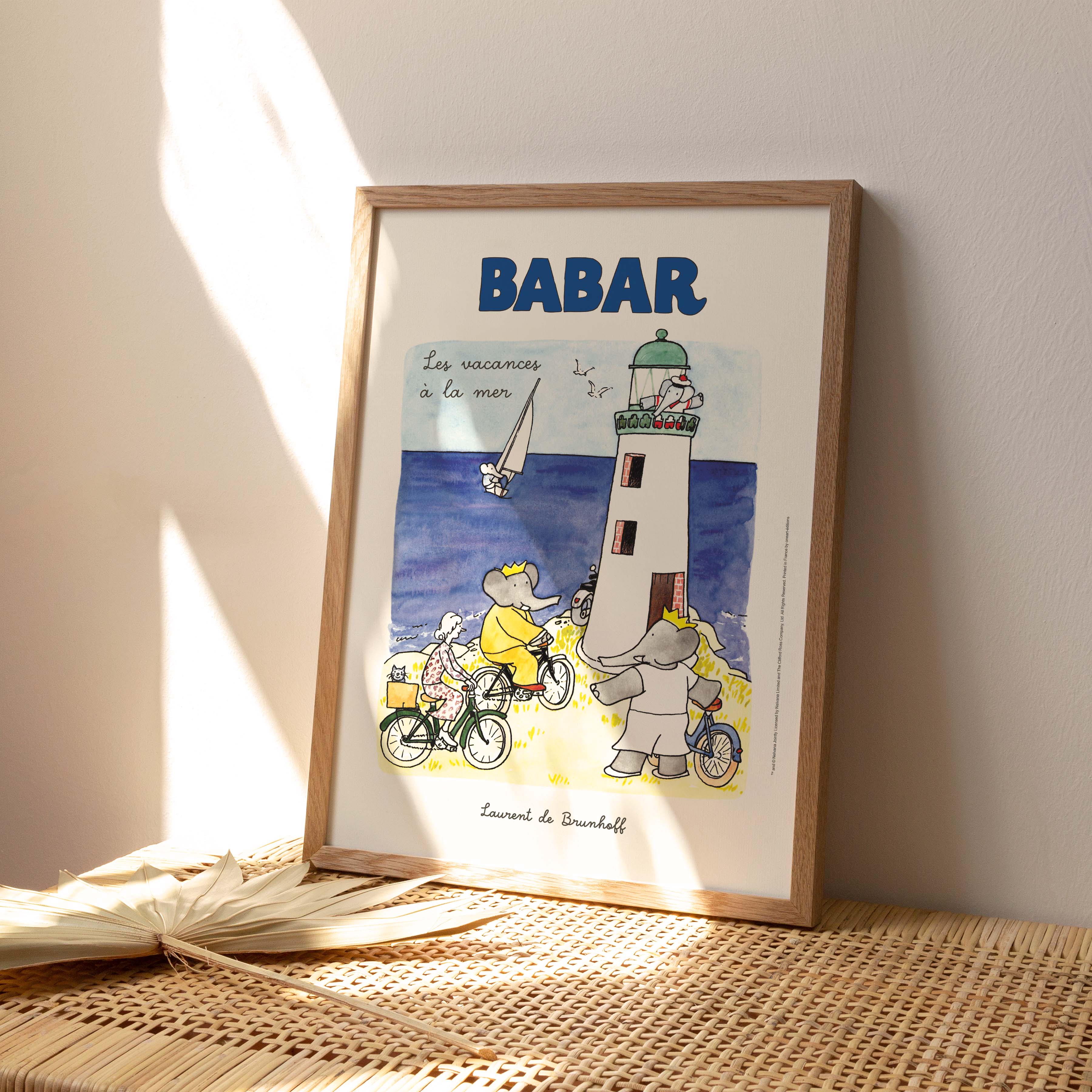 Affiche "Les Imparfaits" Babar Les vacances à la mer