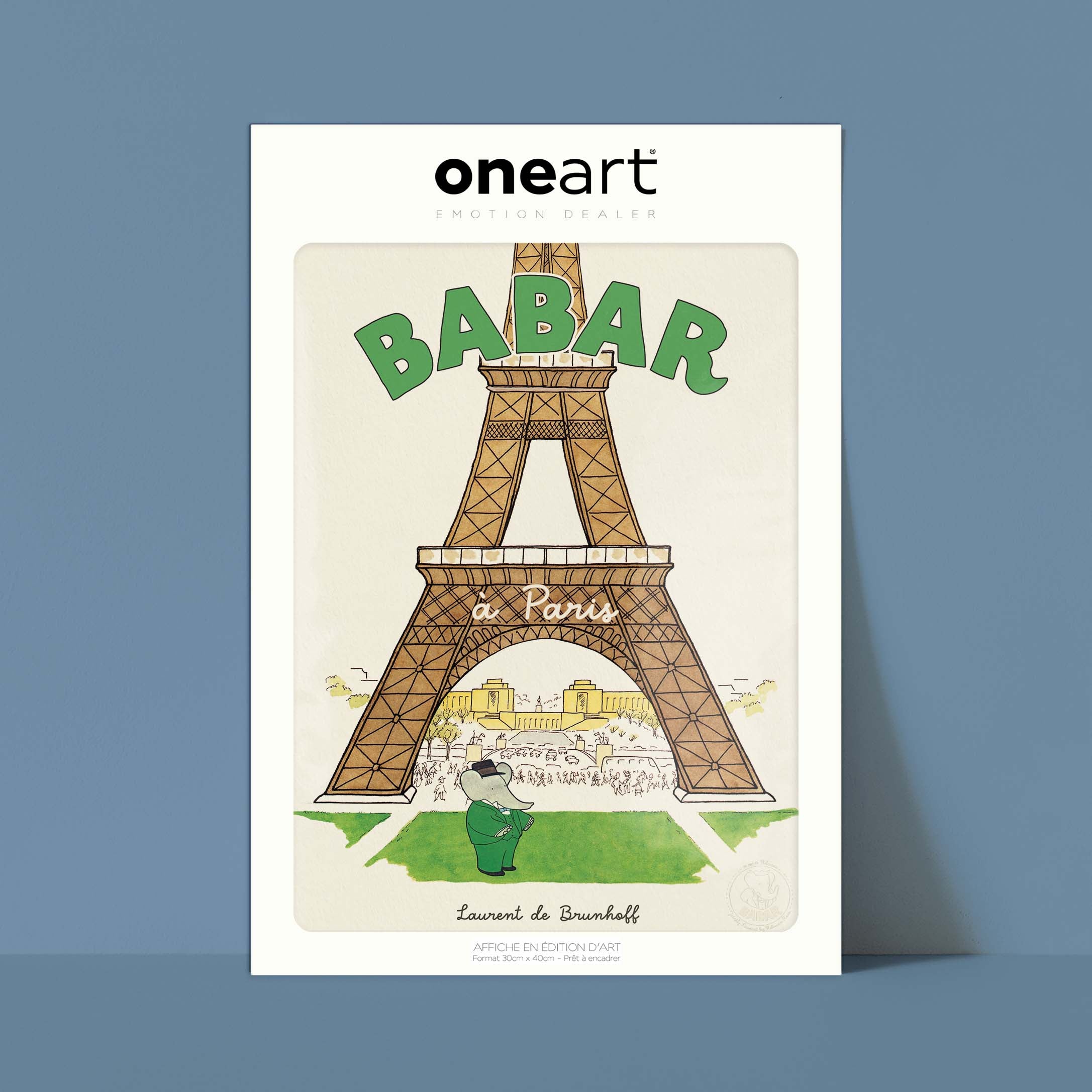 Affiche Babar à Paris