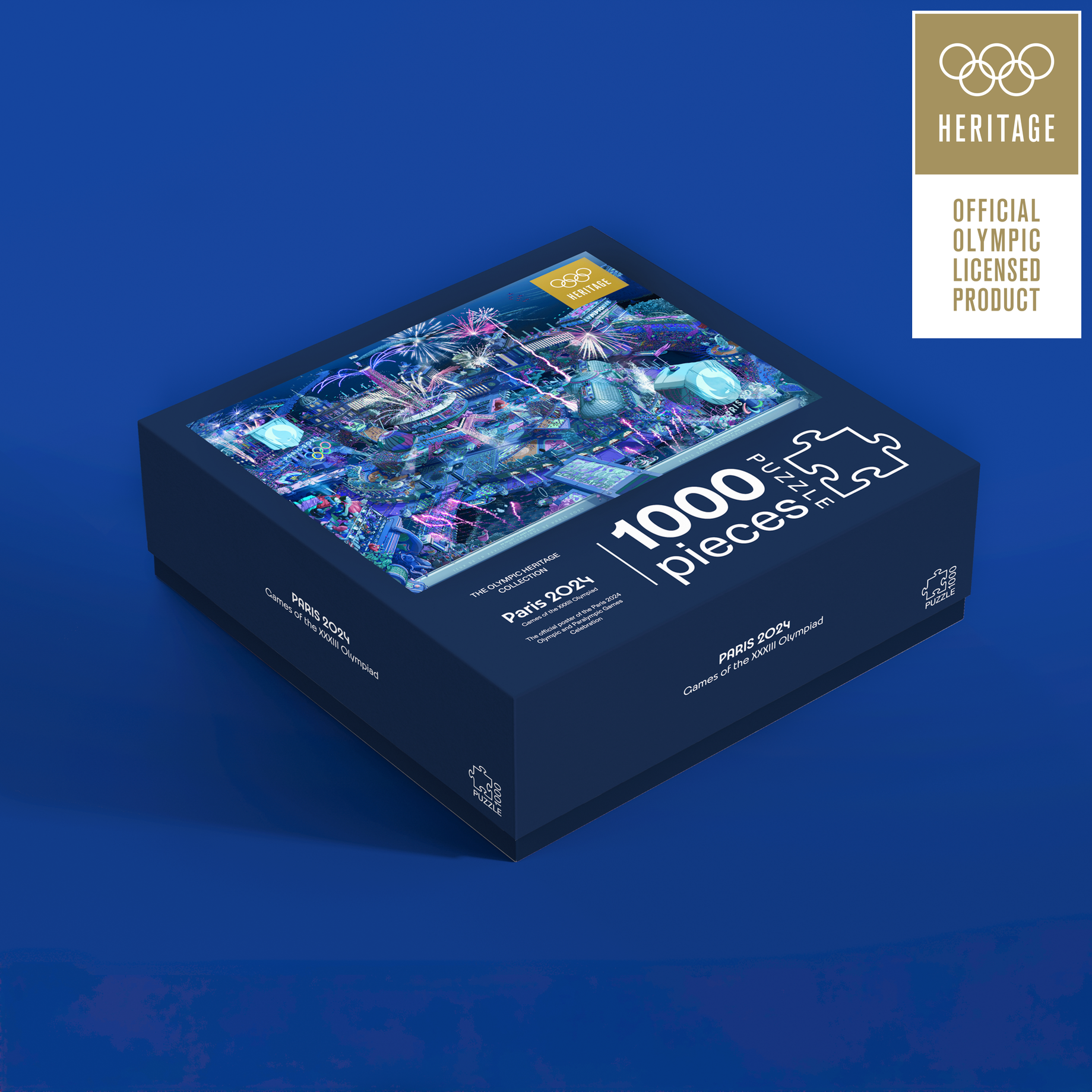 Puzzle Des Affiches Officielles Paris 2024 - Édition Célébration (1000 Pièces)