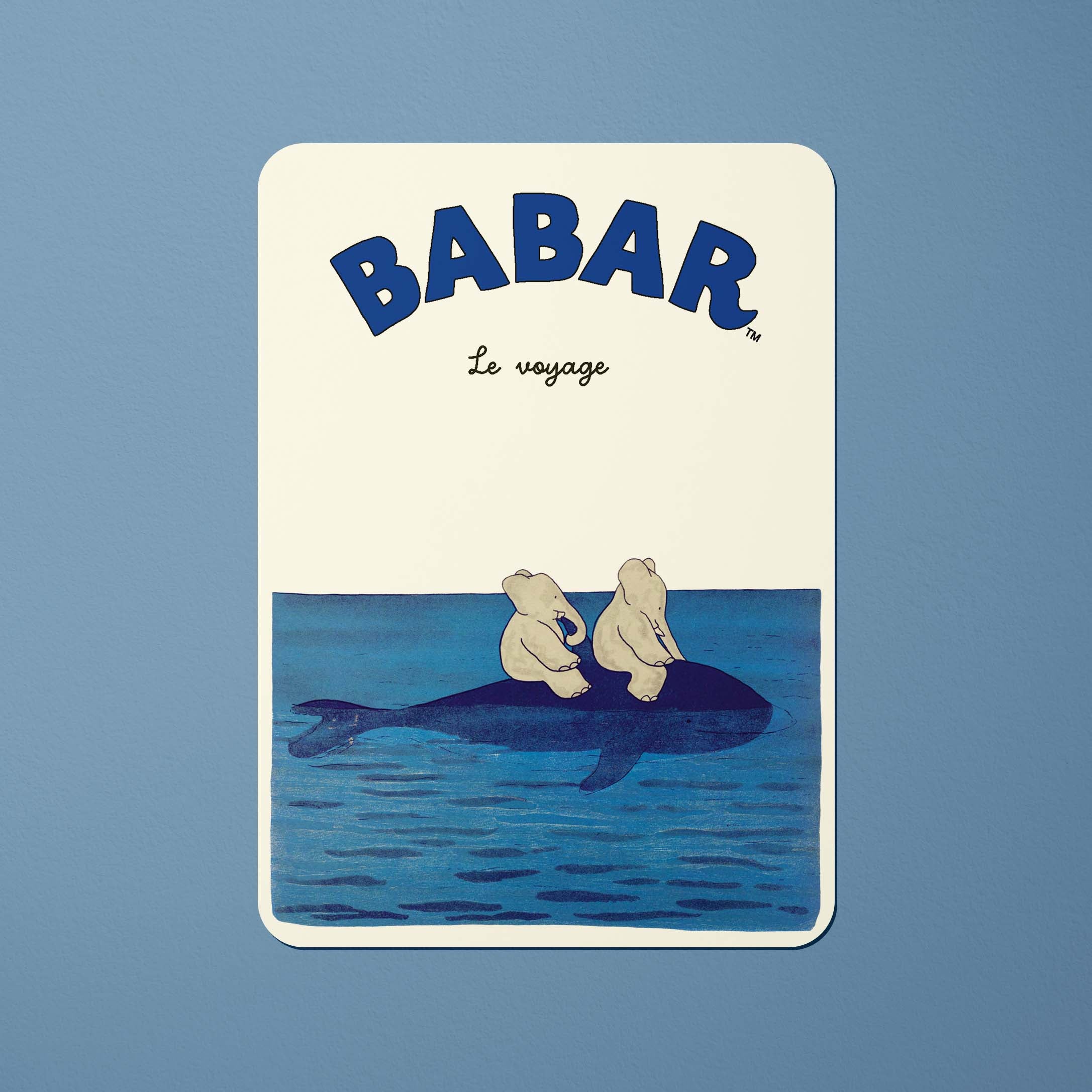 Carte postale Babar Le voyage de Babar