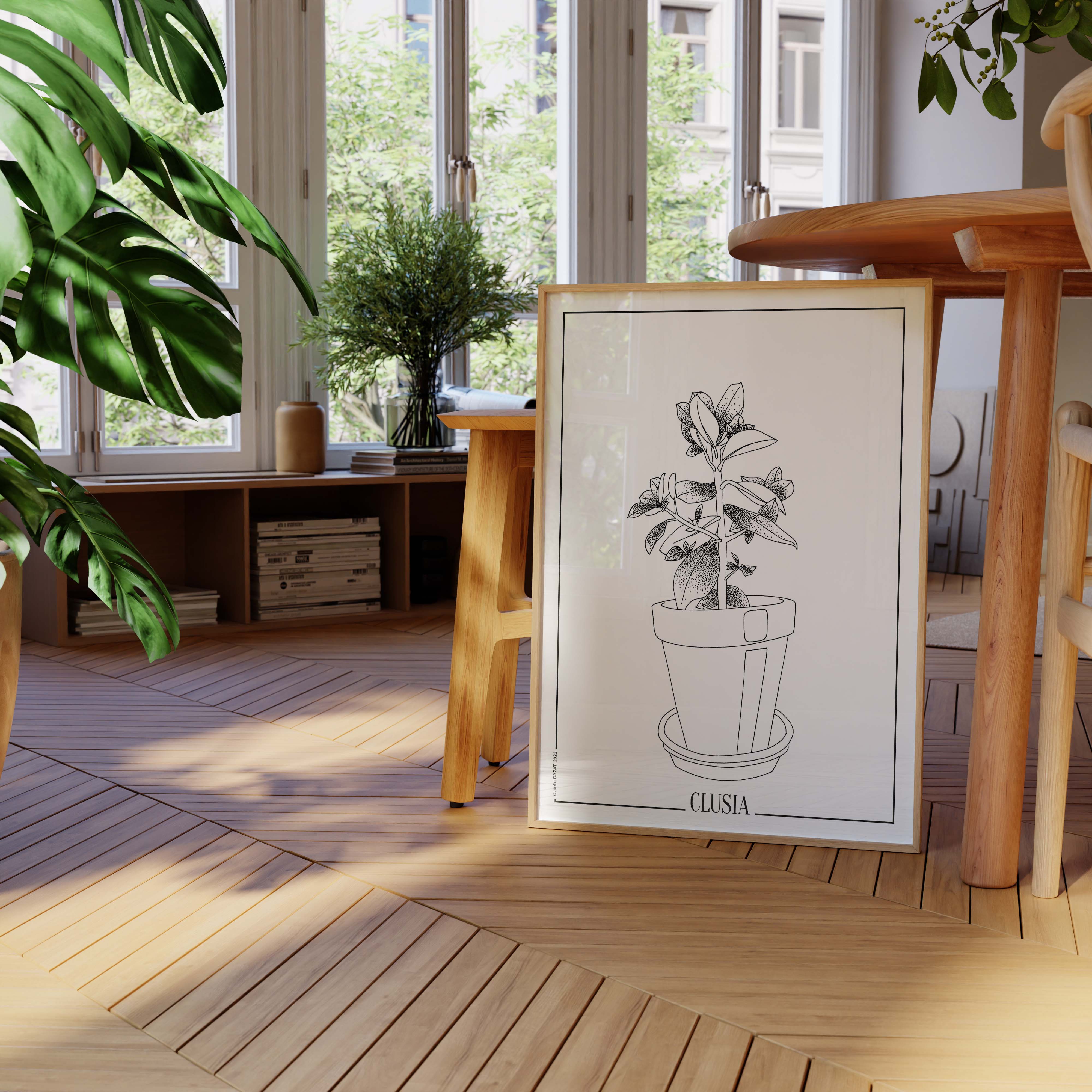 Affiche "Les Imparfaits" atelierDAZAT Clusia