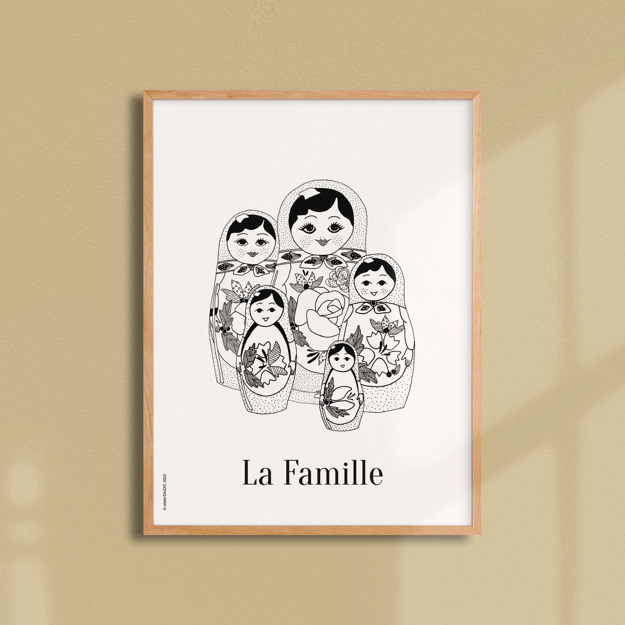 Affiche "Les Imparfaits" atelierDAZAT La famille
