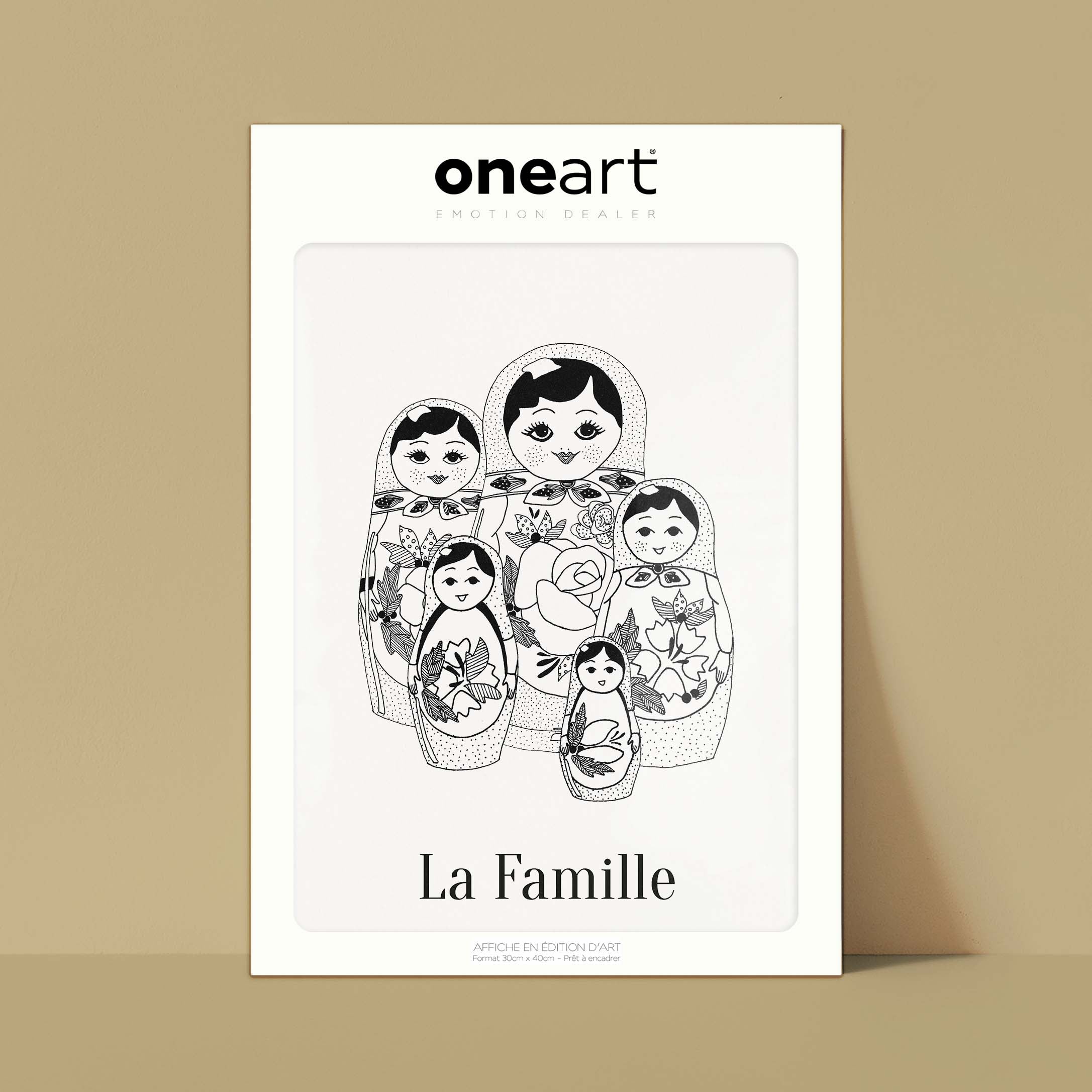 Affiche atelierDAZAT La famille-oneart.fr