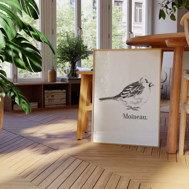 Affiche atelierDAZAT Moineau