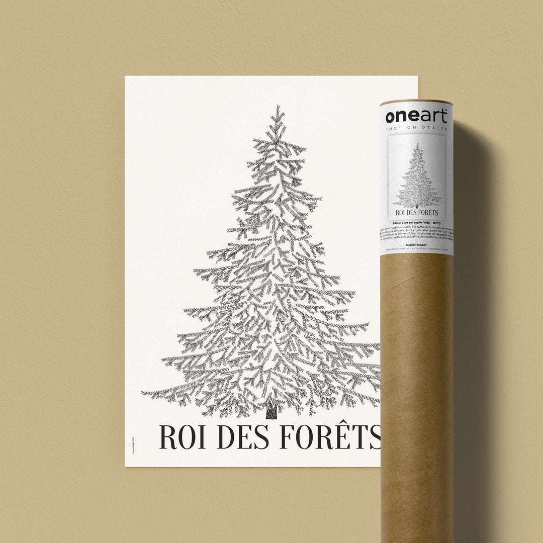 Affiche atelierDAZAT Roi des forêts