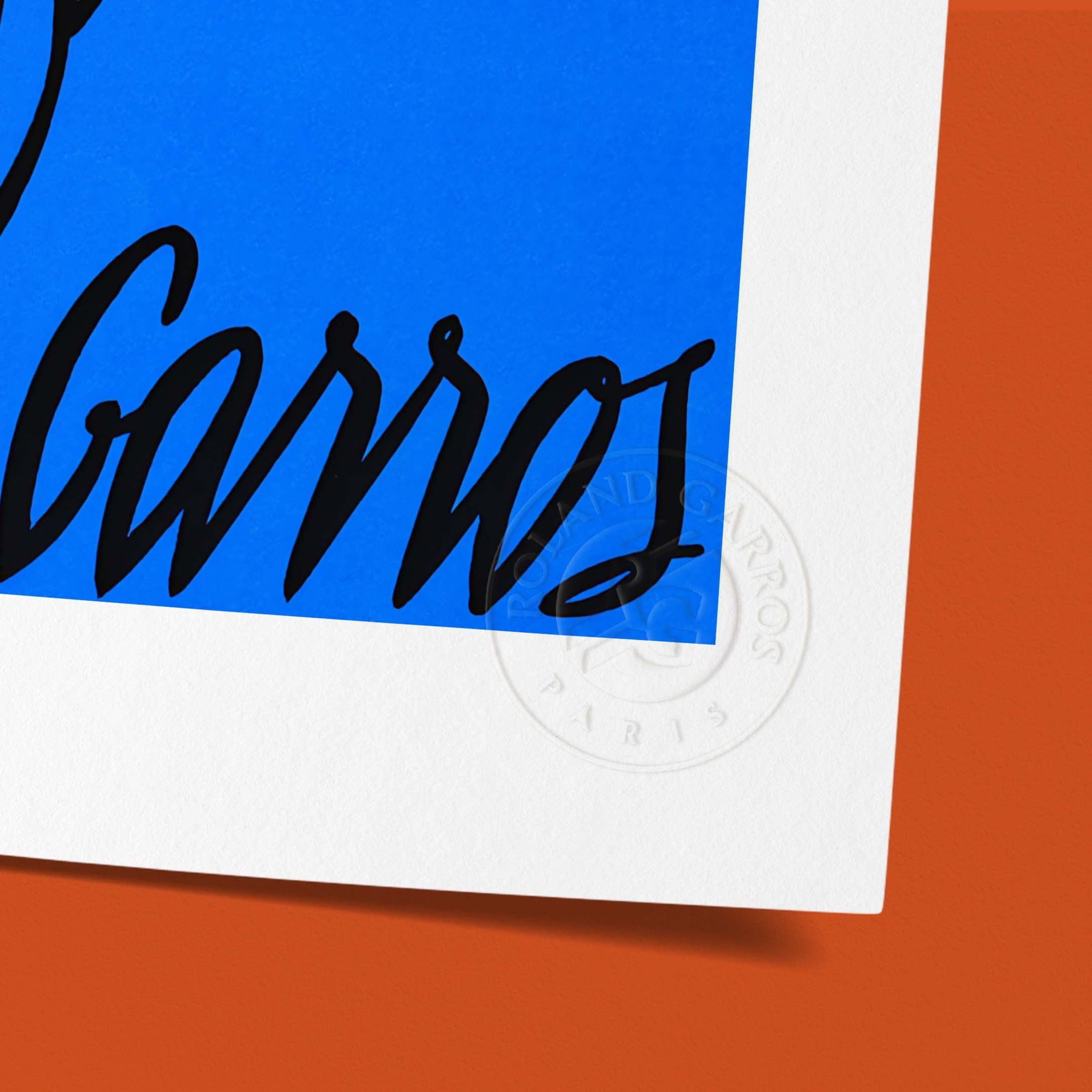 Affiche "Les Imparfaits" Roland-Garros 1980 par Valerio ADAMI