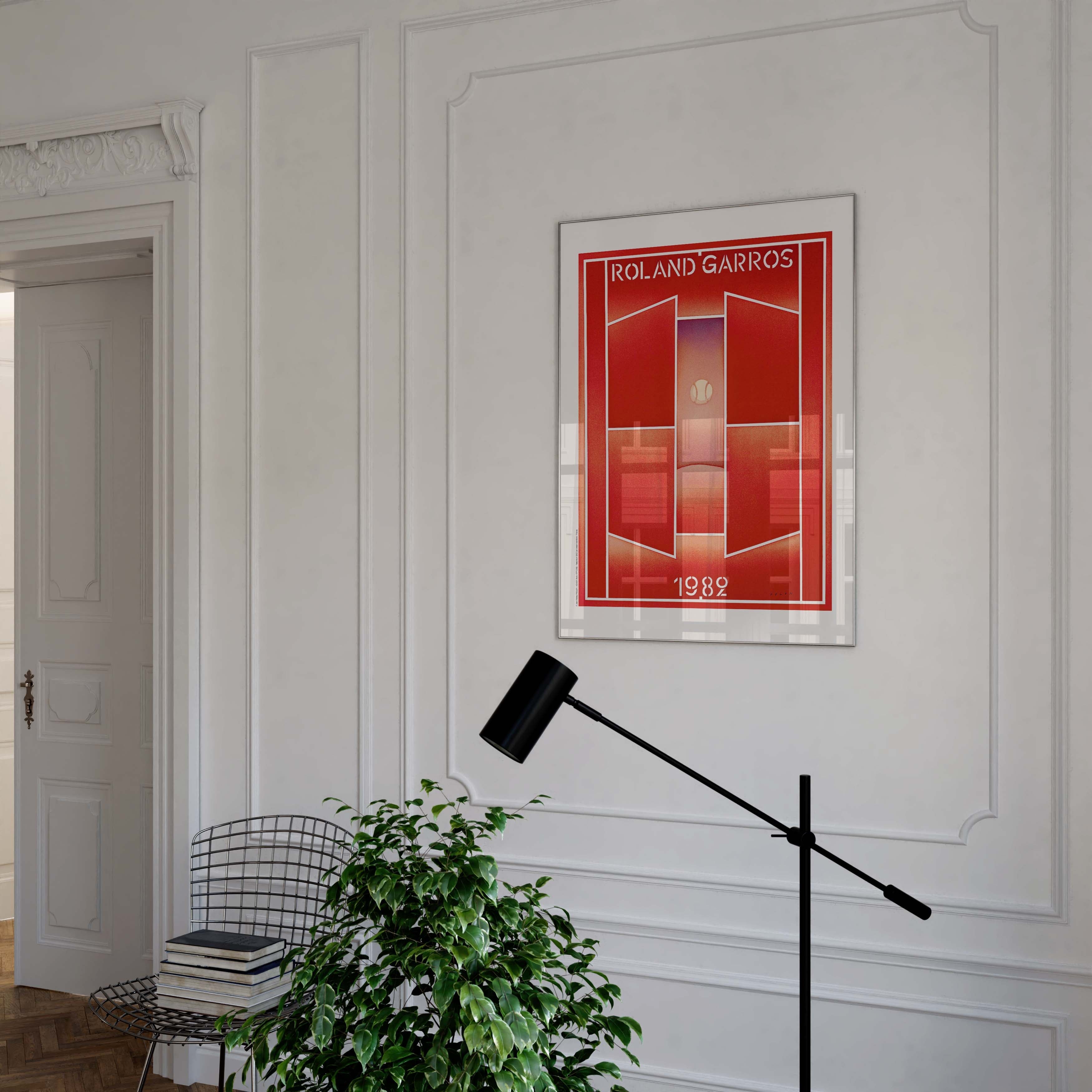 Affiche "Les Imparfaits" Roland-Garros 1982 par Jean-Michel FOLON