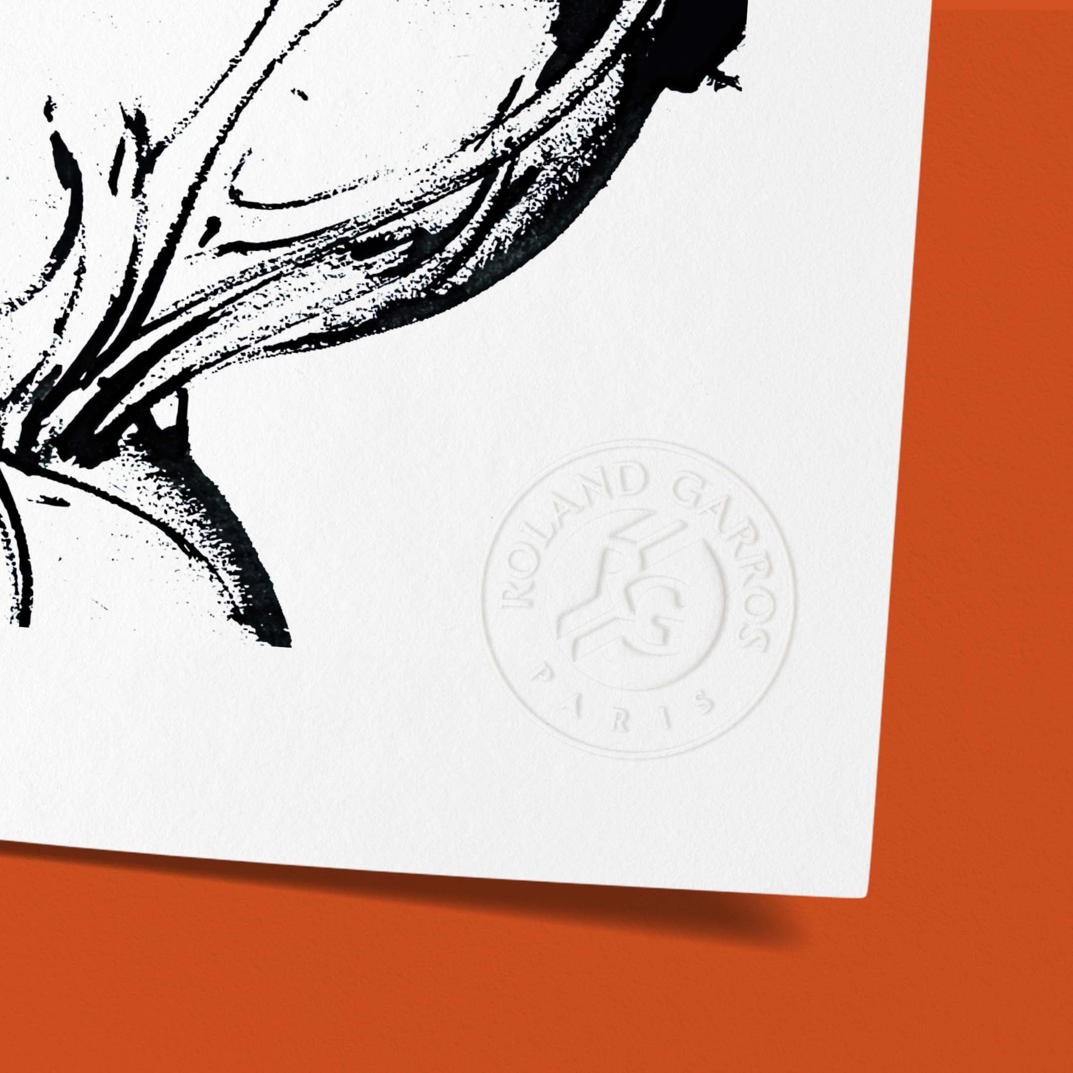 Affiche "Les Imparfaits" Roland-Garros 1983 par Vladimir VELICKOVIC