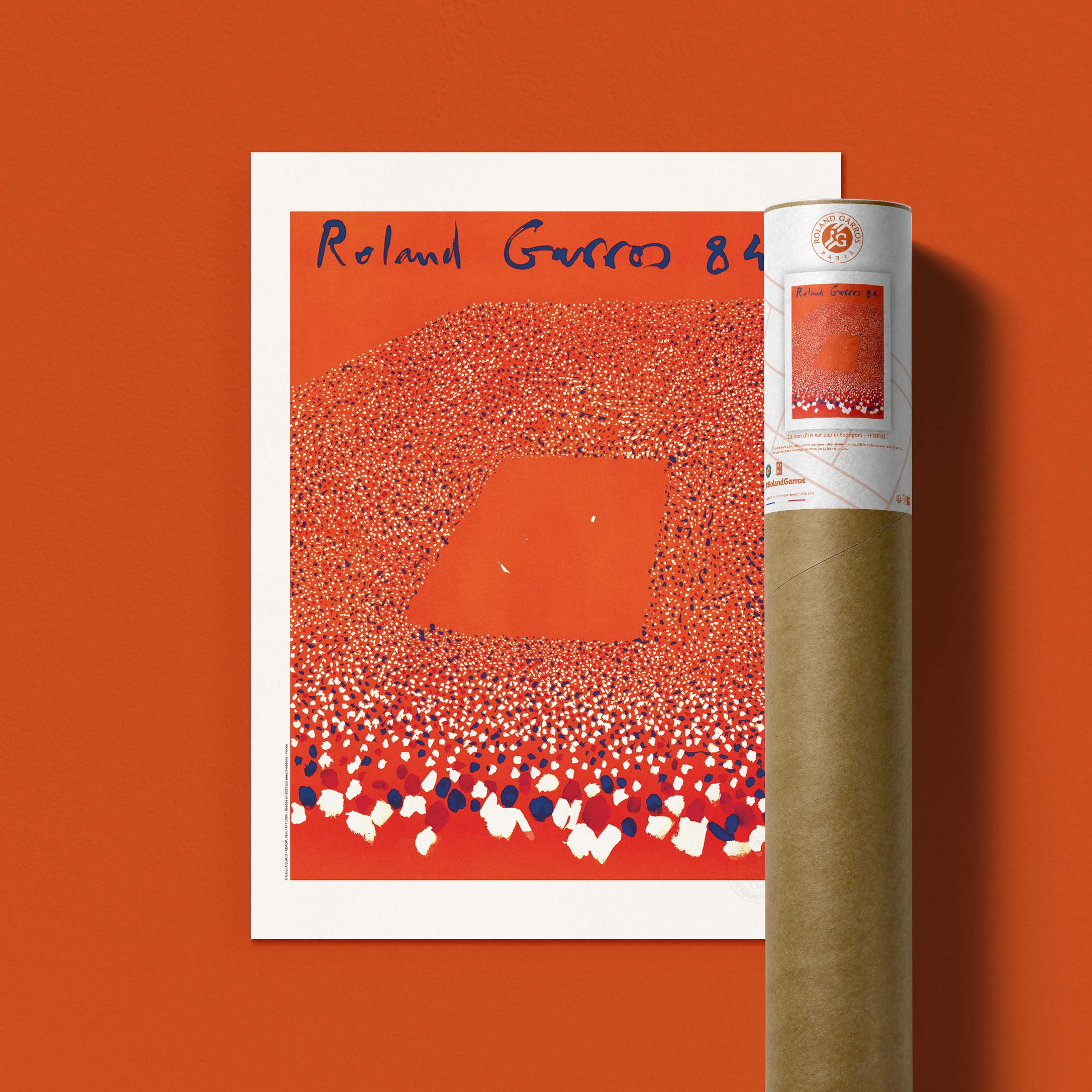 Affiche Roland-Garros 1984 par Gilles AILLAUD