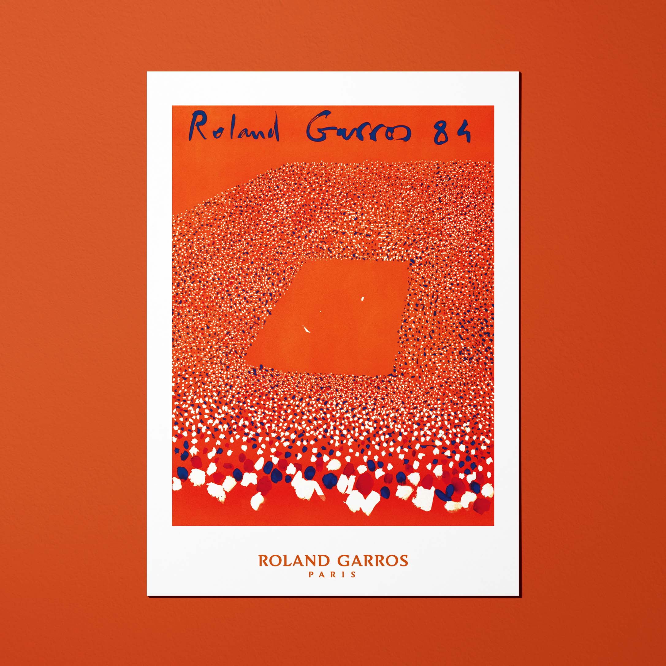 Carte postale Roland-Garros 1984 par Gilles AILLAUD