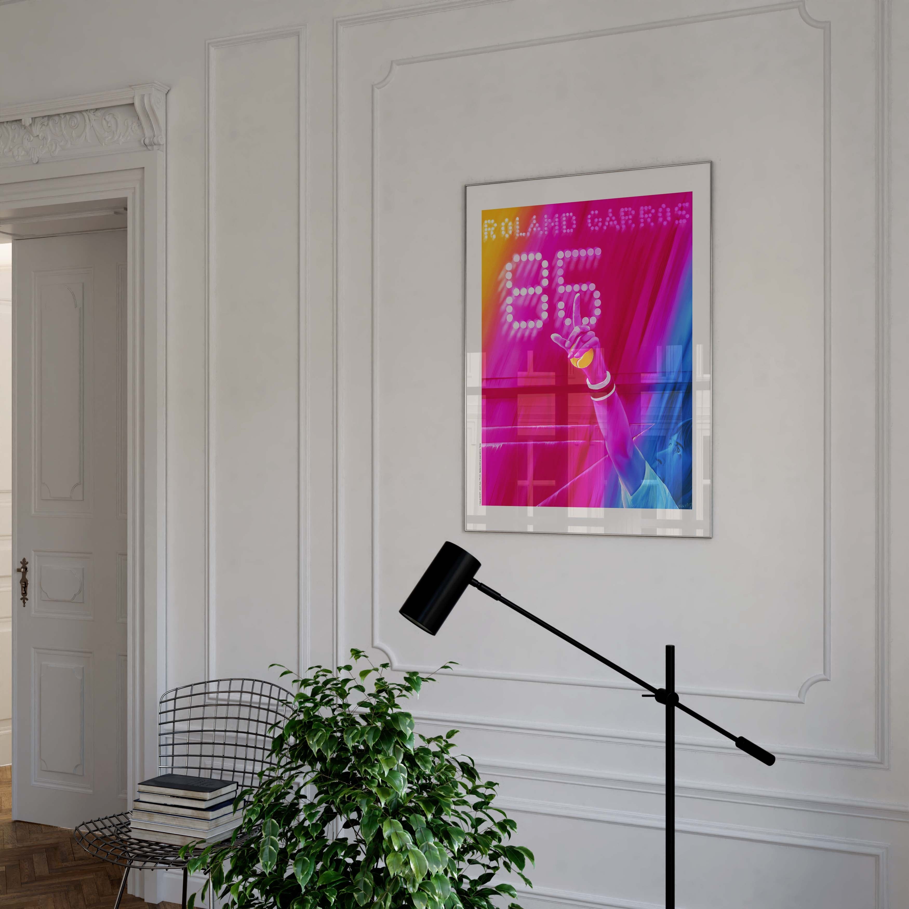 Affiche "Les Imparfaits" Roland-Garros 1985 par Jacques MONORY