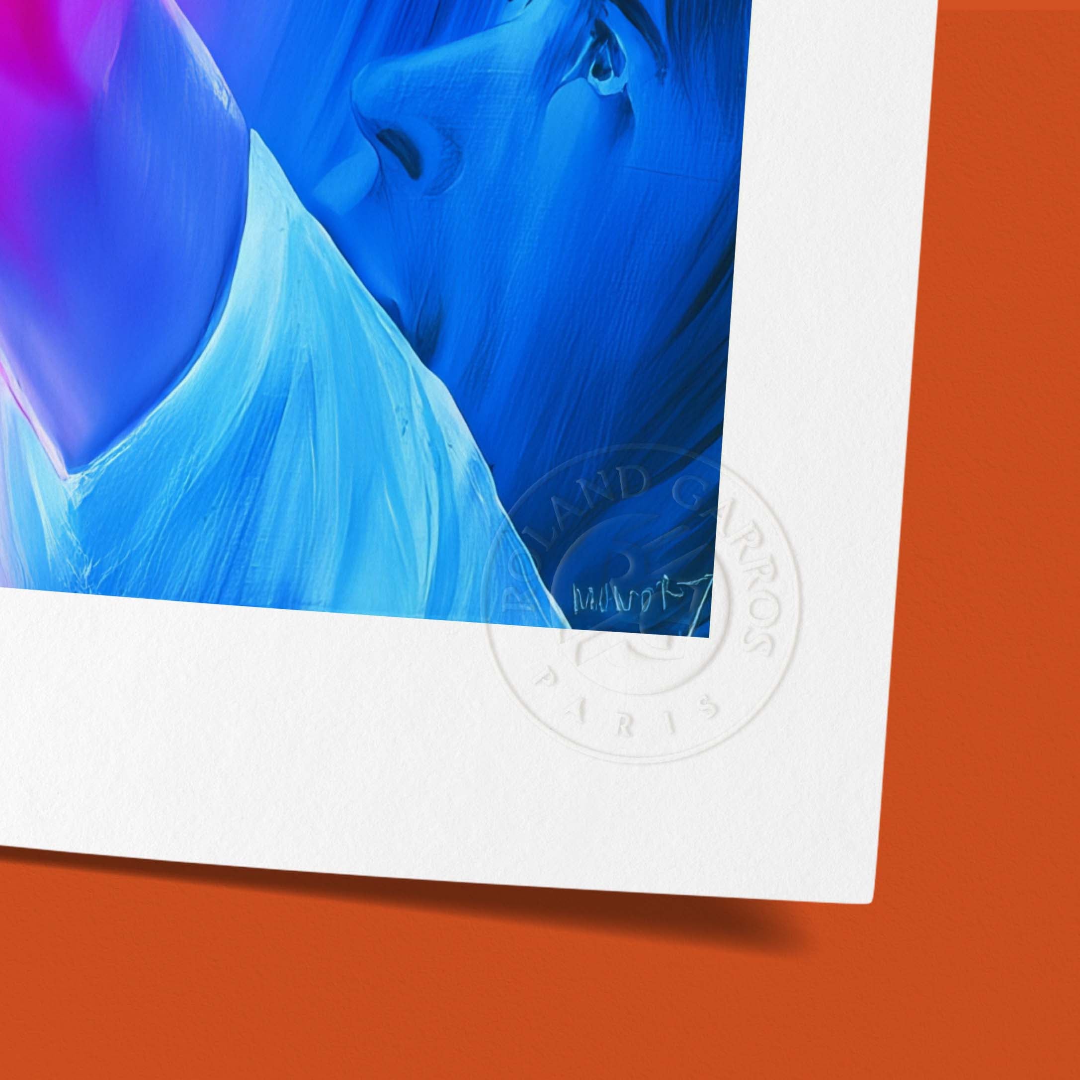 Affiche "Les Imparfaits" Roland-Garros 1985 par Jacques MONORY