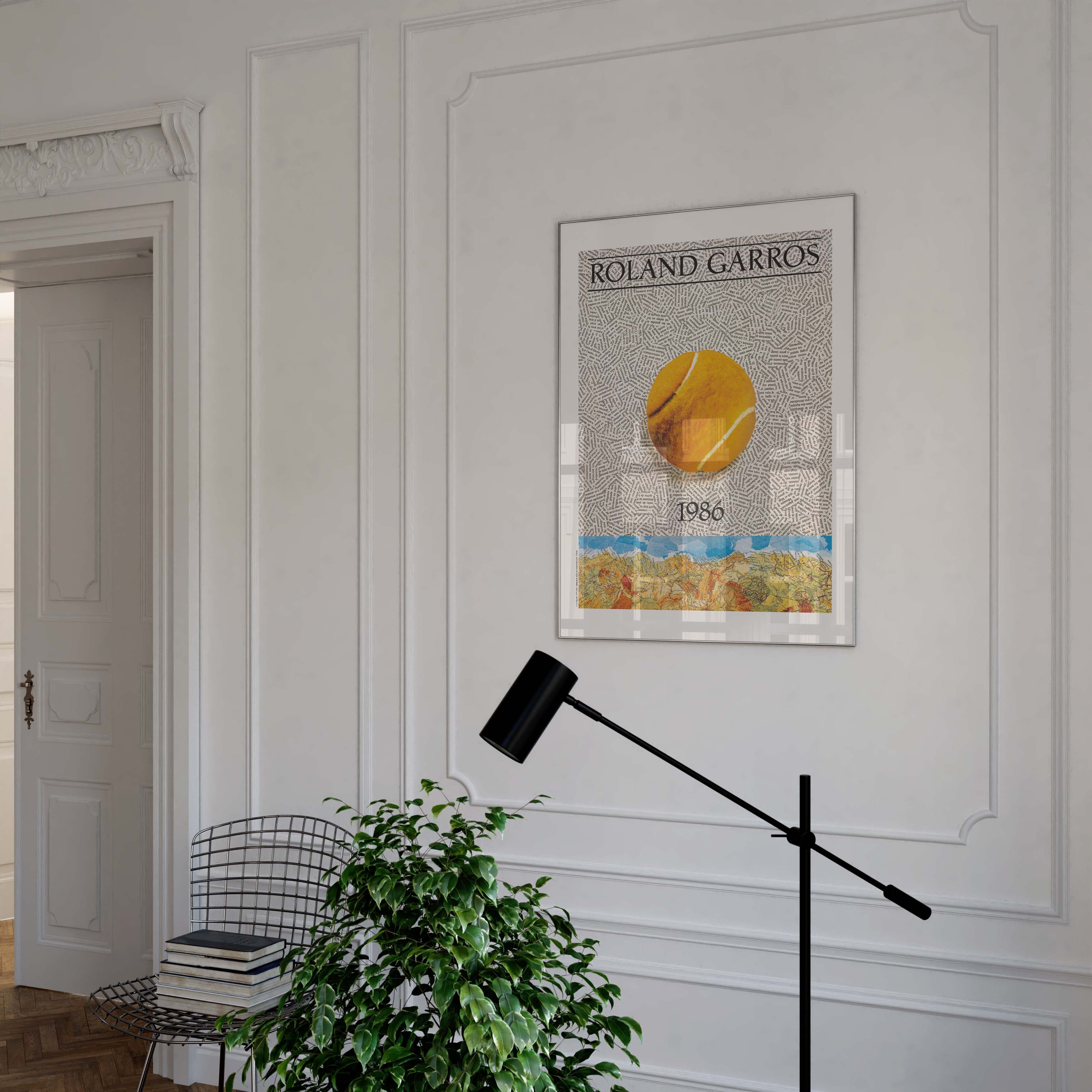 Affiche "Les Imparfaits" Roland-Garros 1986 par Jiri KOLAR